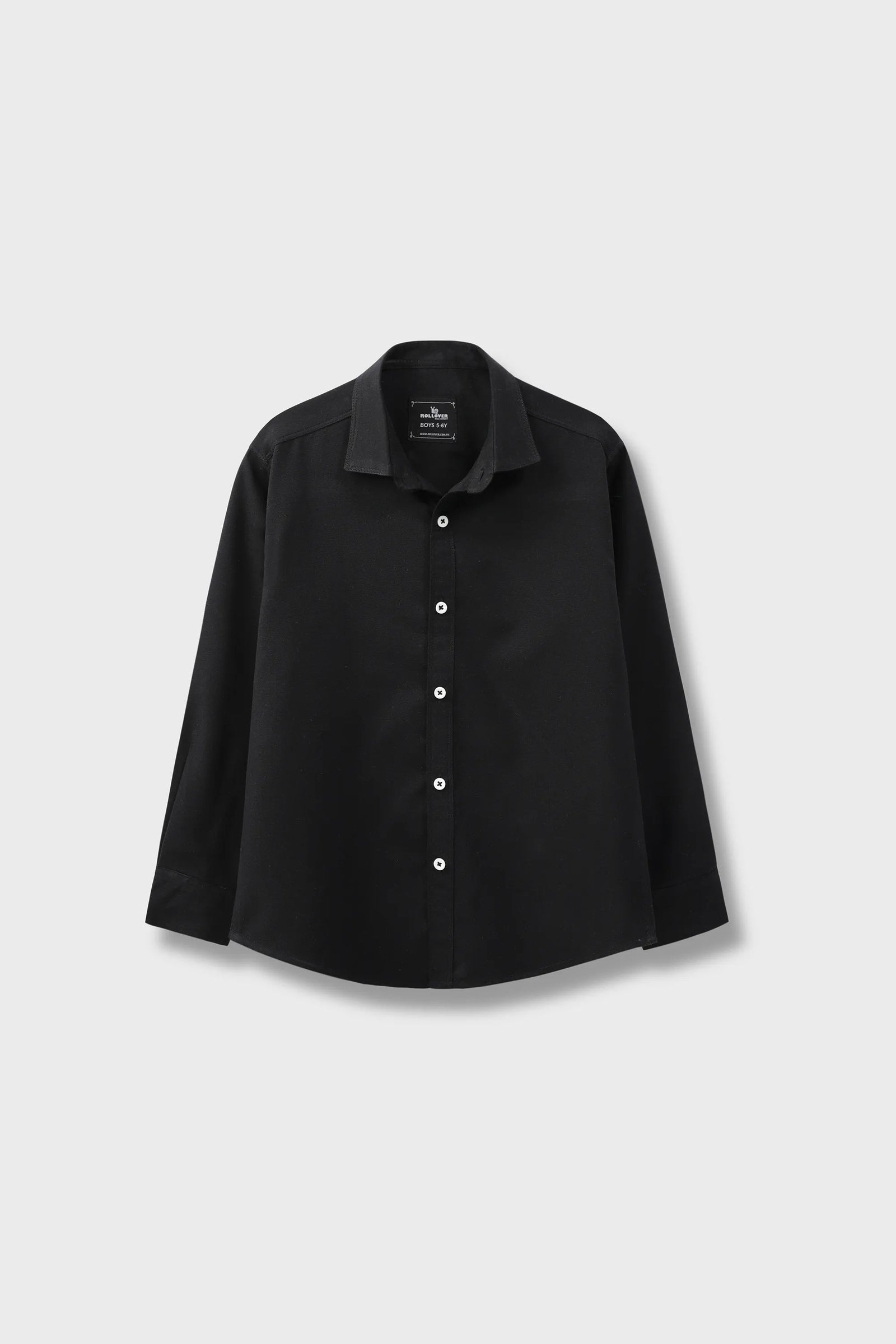 Boys Black Button Shirt