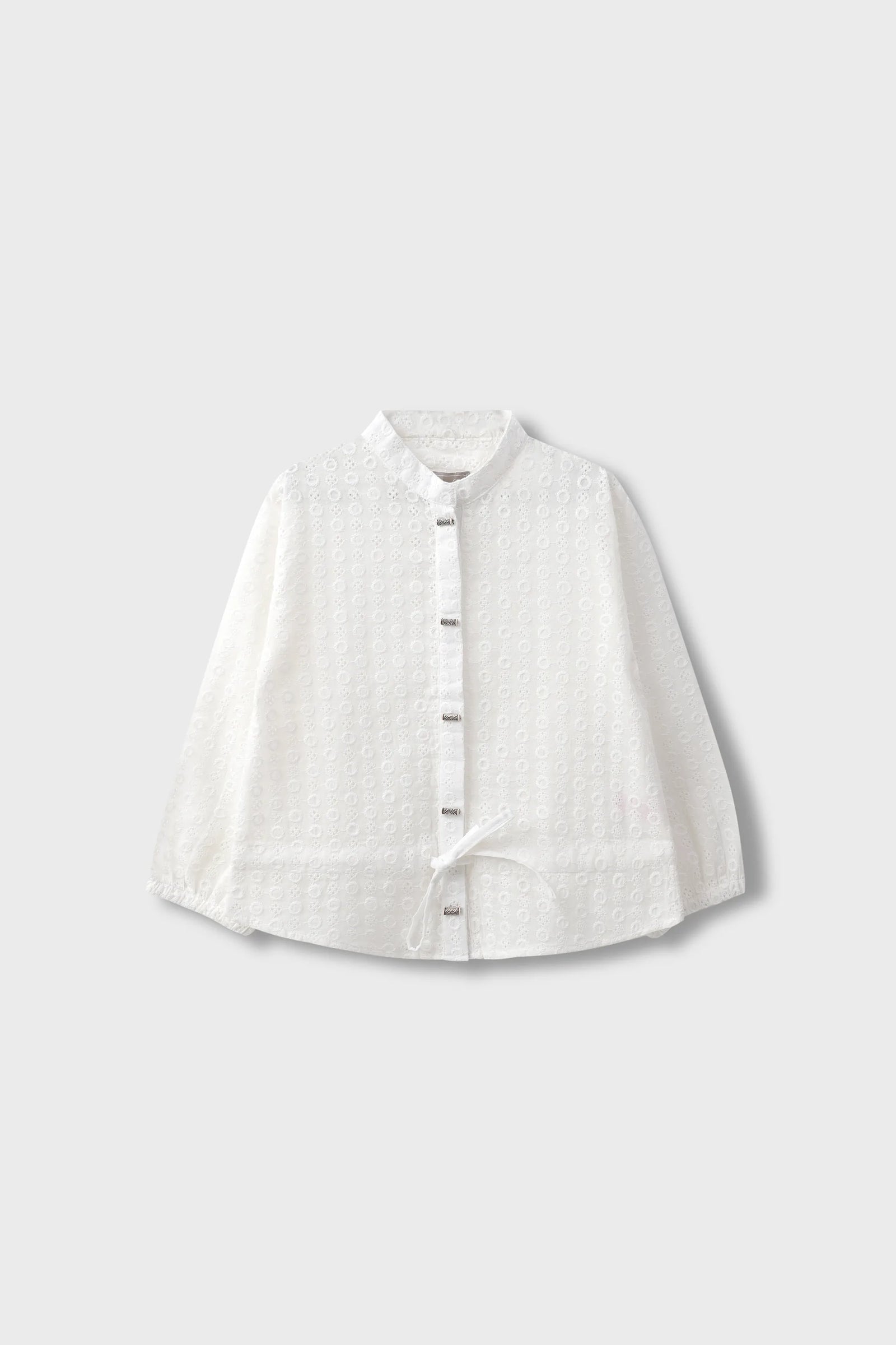 Pearl White Chikankari Top