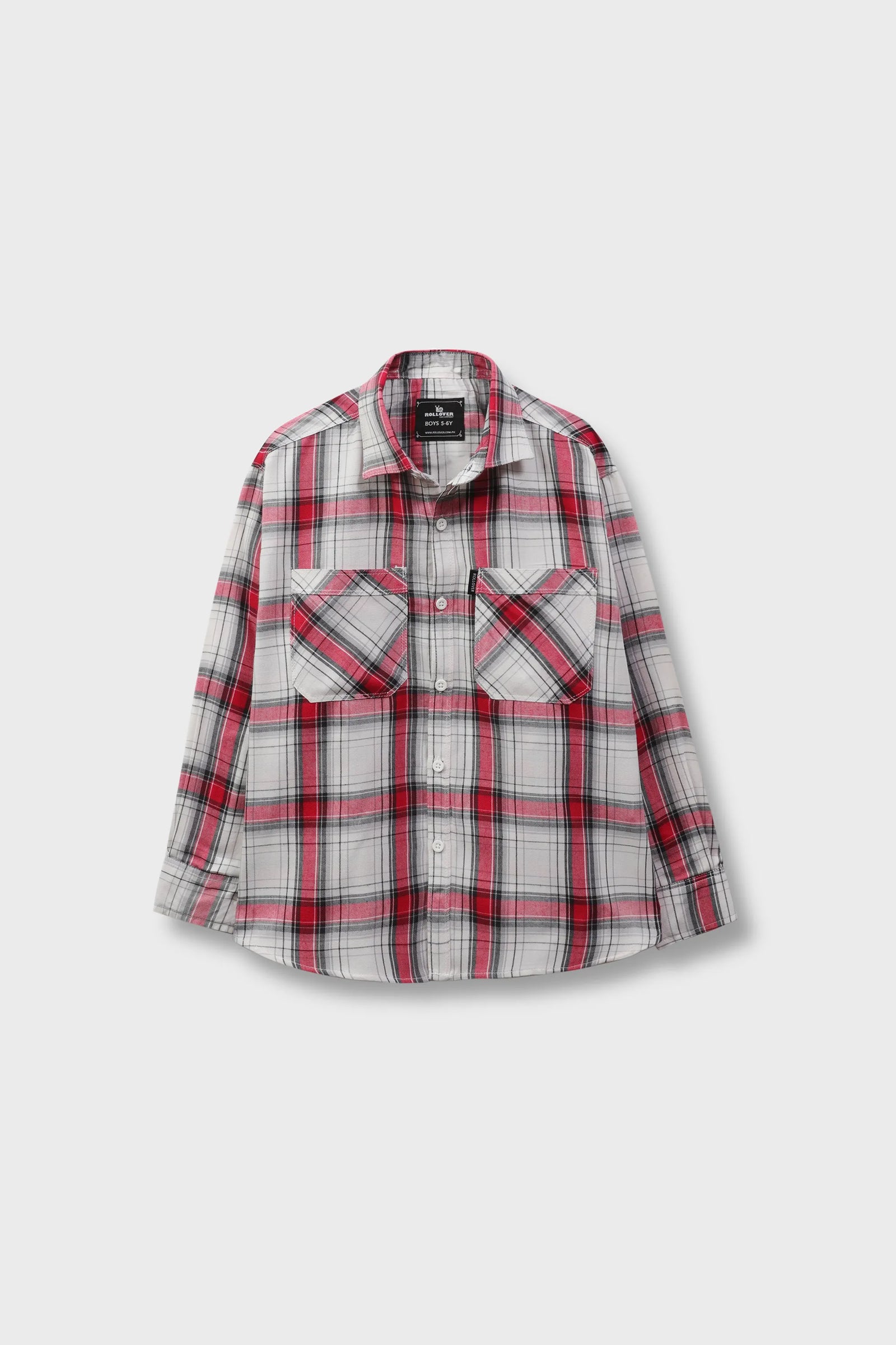 Boys Checker Cotton Shirt