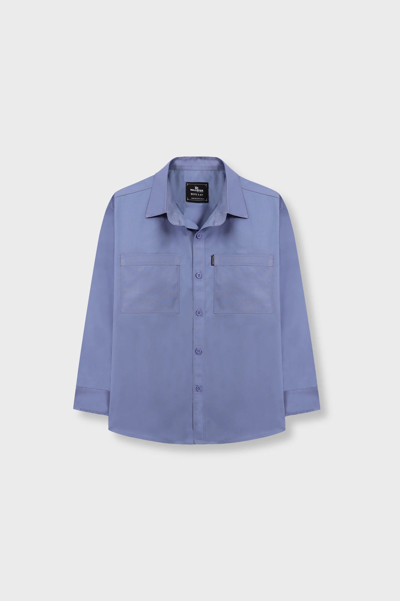 Smart Indigo Boys’ Cotton Shirt