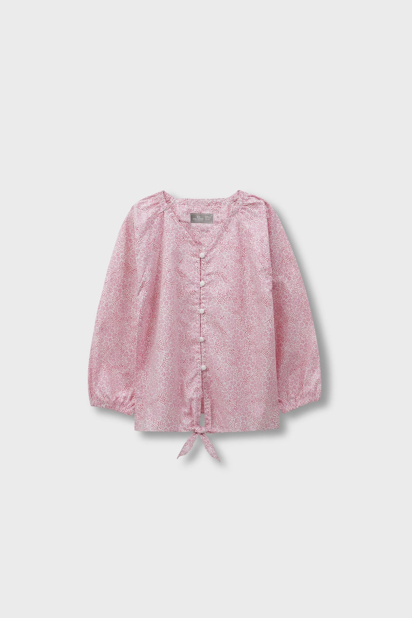 Floral Printed Knot Top