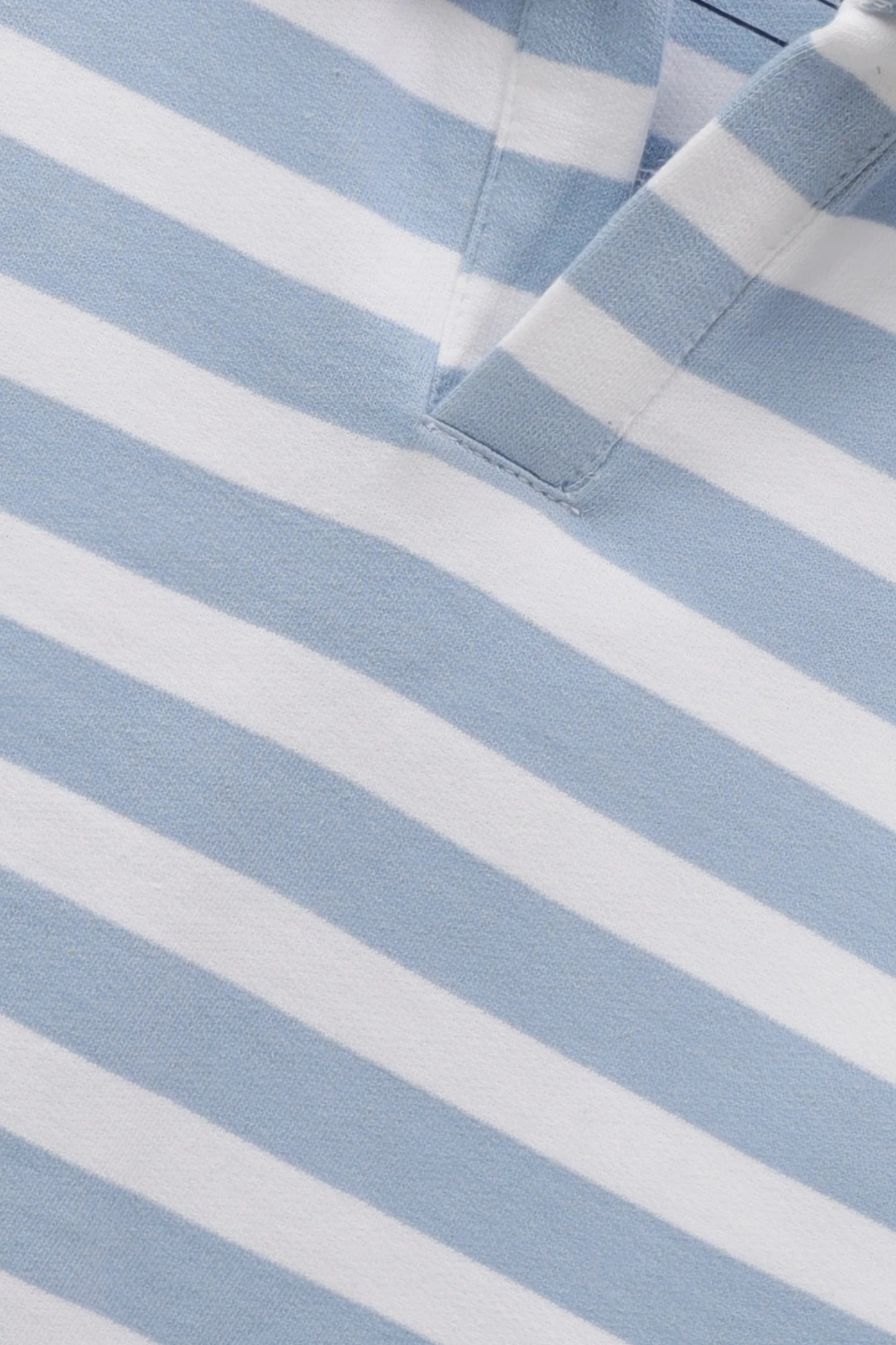 Boys Blue Striped Polo