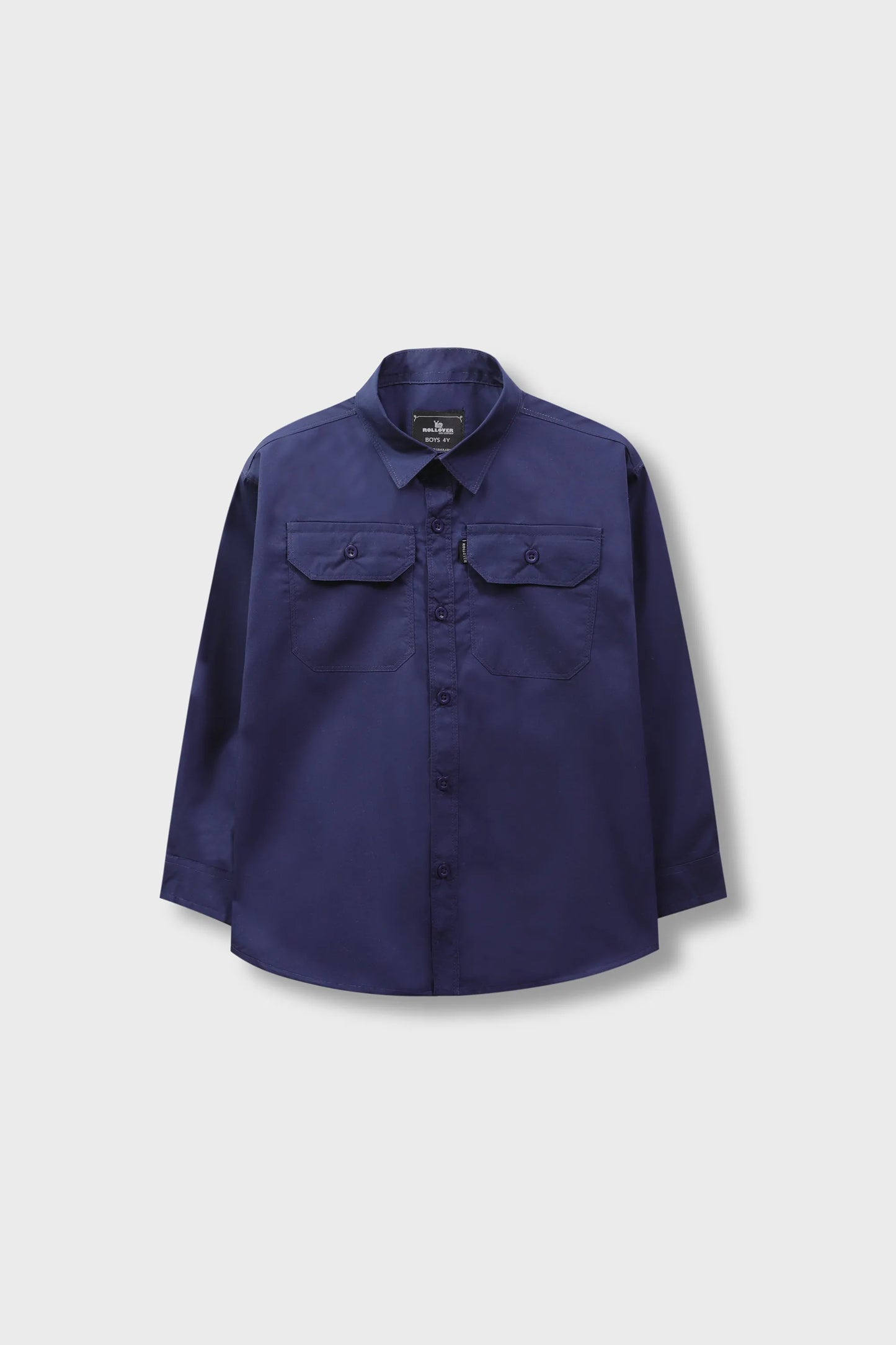 Boys Navy Urban Cotton Shirt