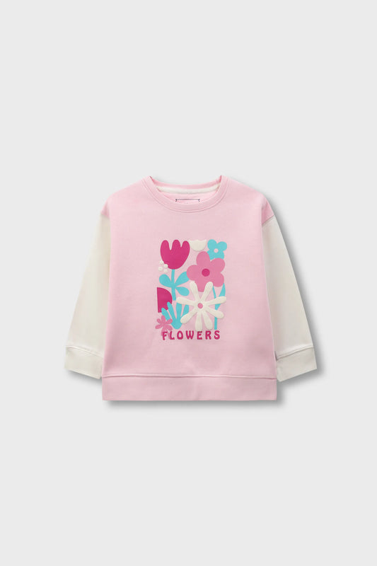 Grls Floral Bloom Sweatshirt
