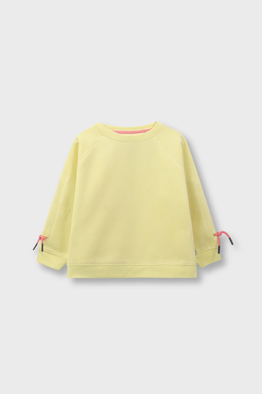 Girls Lemon Pop Fleece Sweatshirt