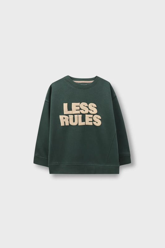 Boys Chill Green Fleece Sweatshirt