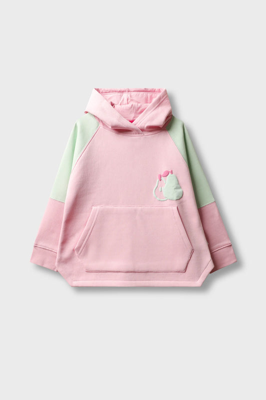 Girls Pastel Pullover Hoodie