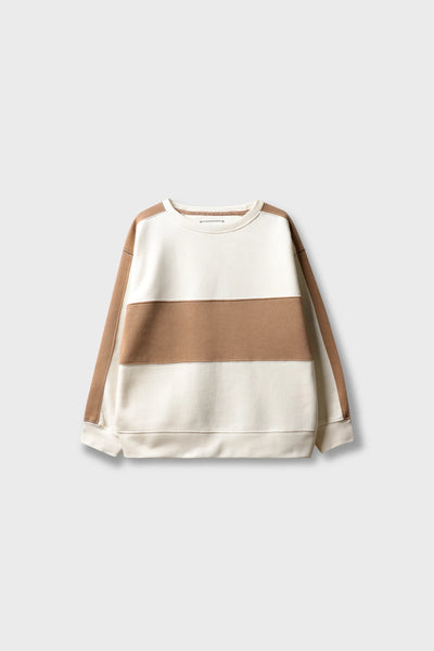 Boys Off-white Fleece Sweatshirt