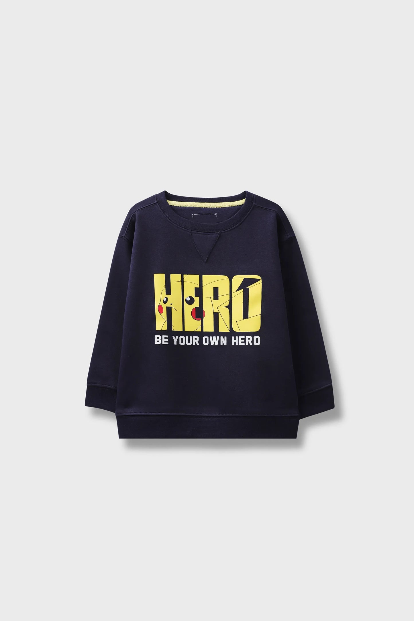 Boys Navy “HERO” Fleece Sweatshirt