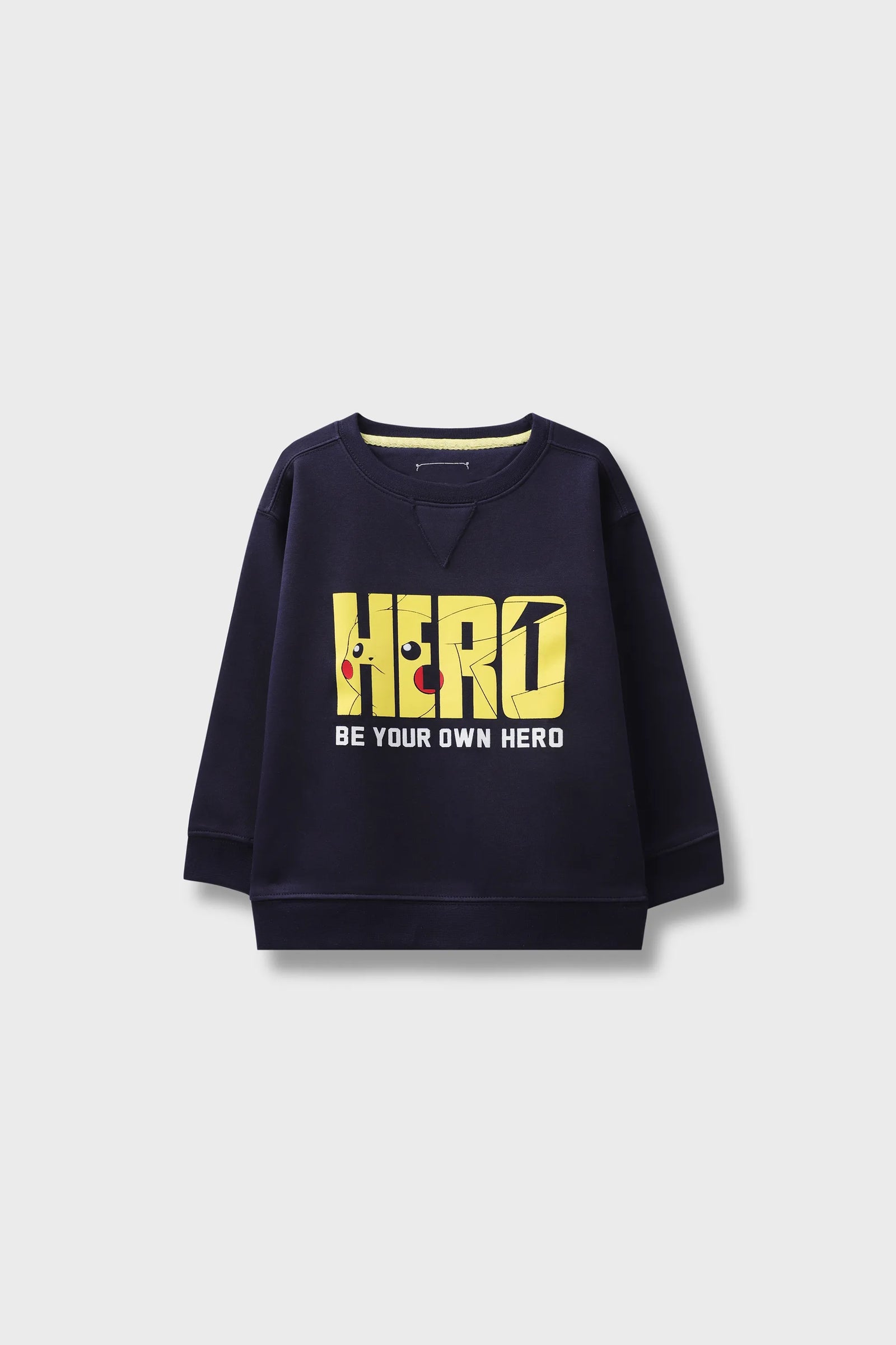 Boys Navy “HERO” Fleece Sweatshirt