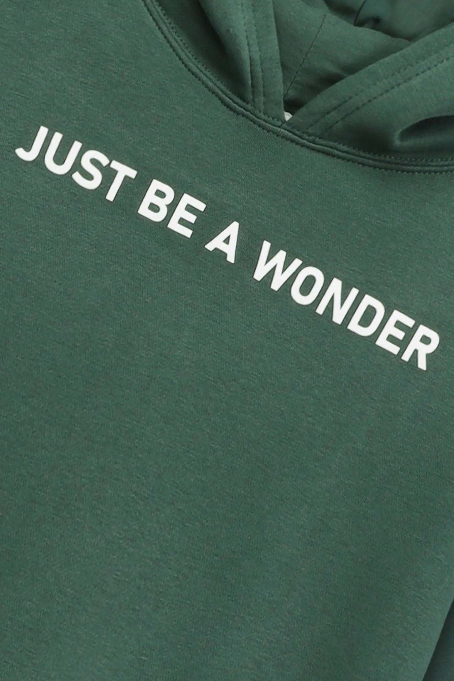 Boys Cozy Dark Green Hoodie Set