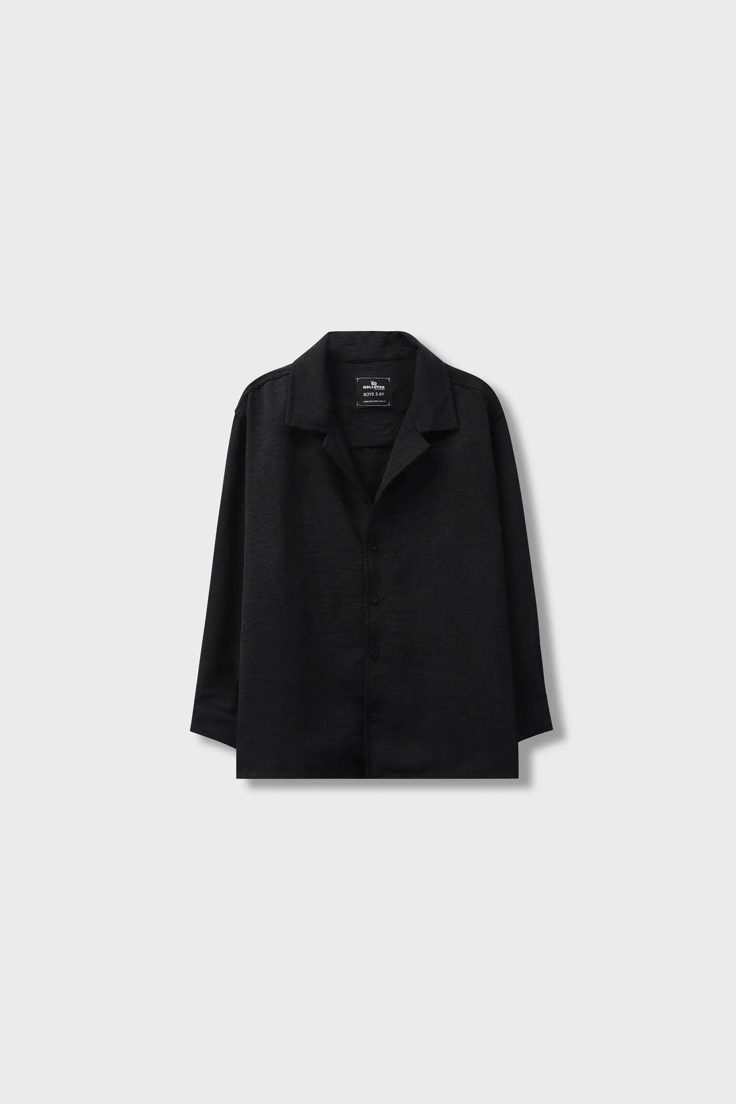 Black Mouzal Button-Down Top