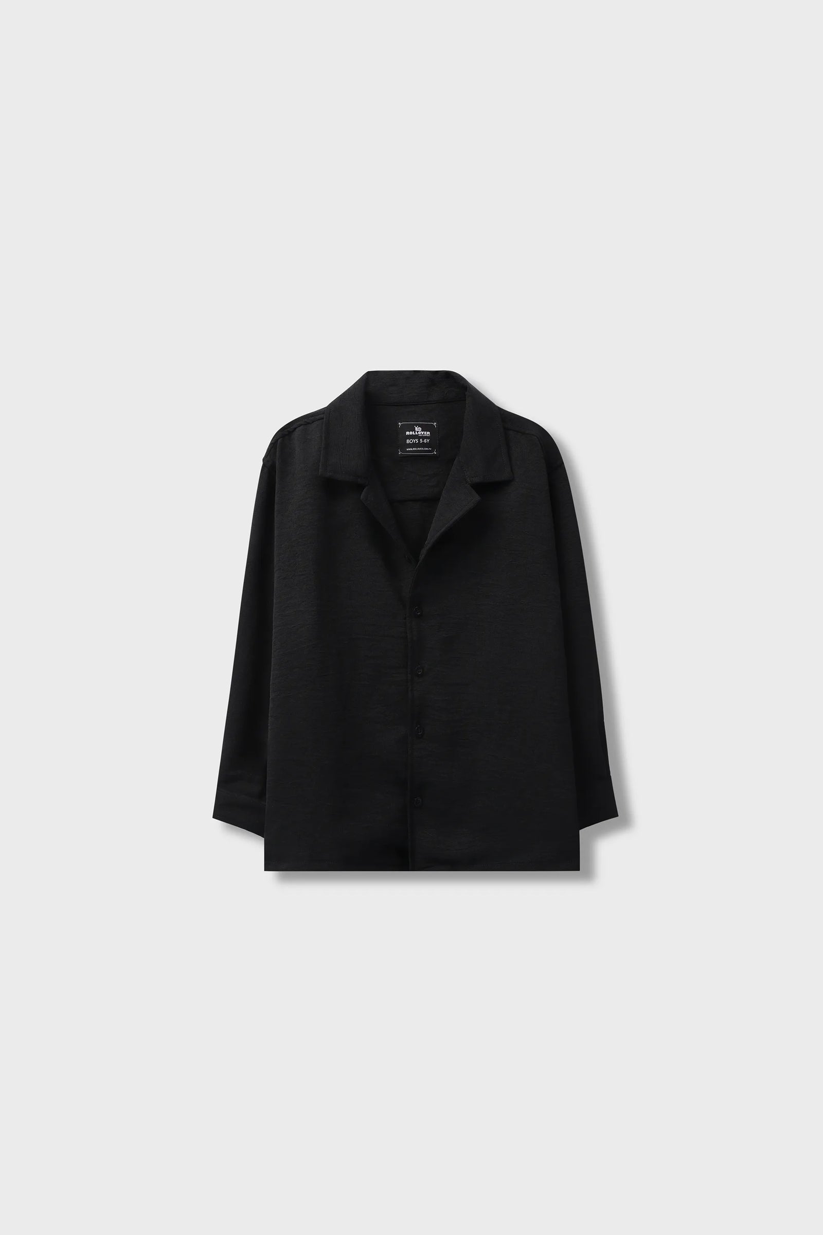 Black Mouzal Button-Down Top
