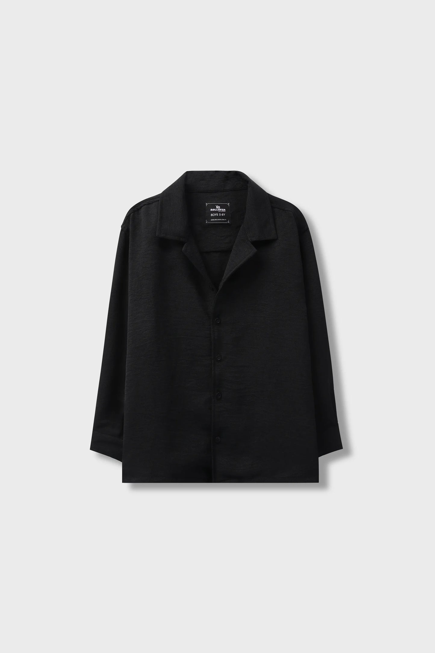 Black Mouzal Button-Down Top
