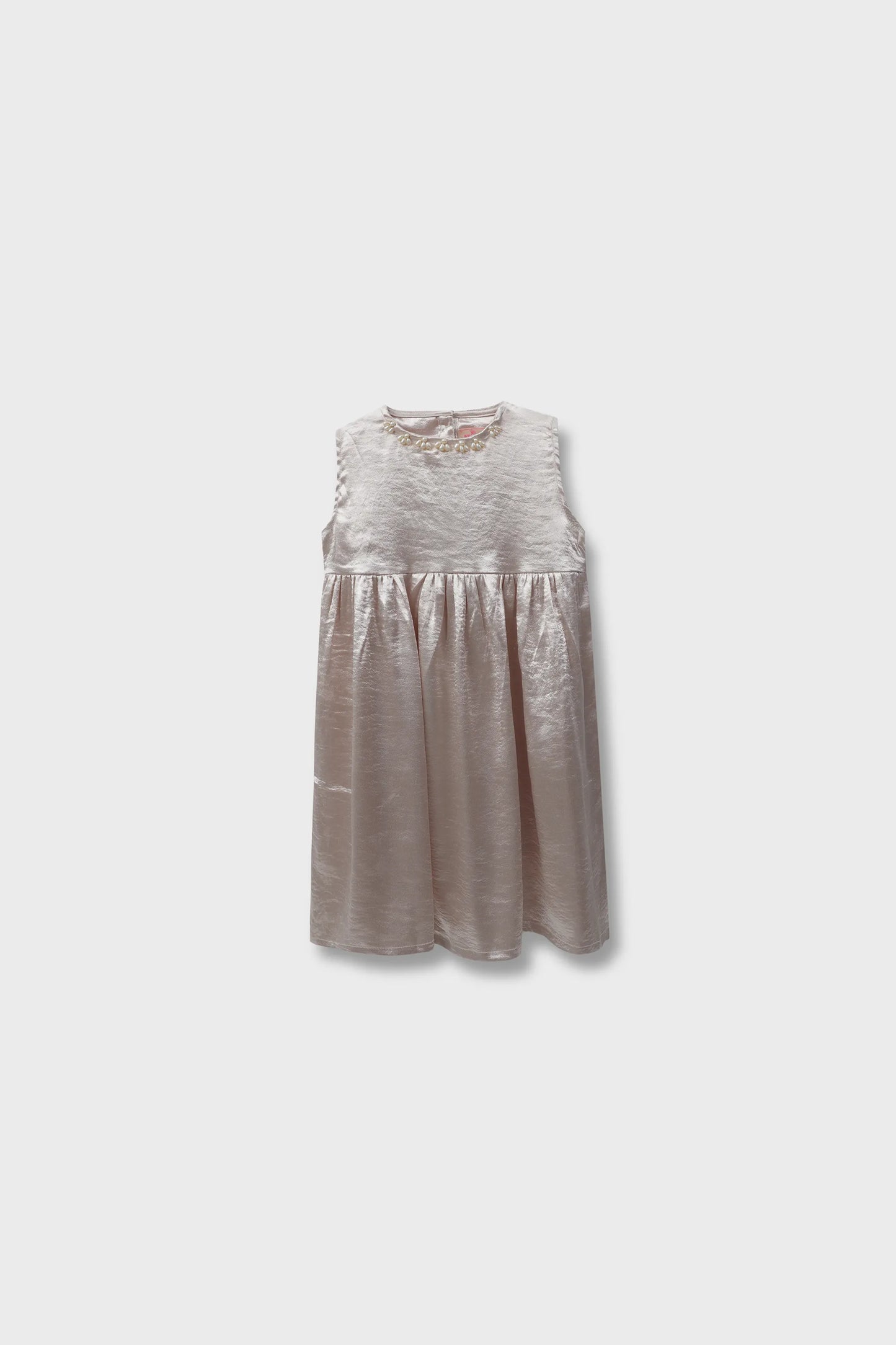 Sleeveless Silk Party Dress