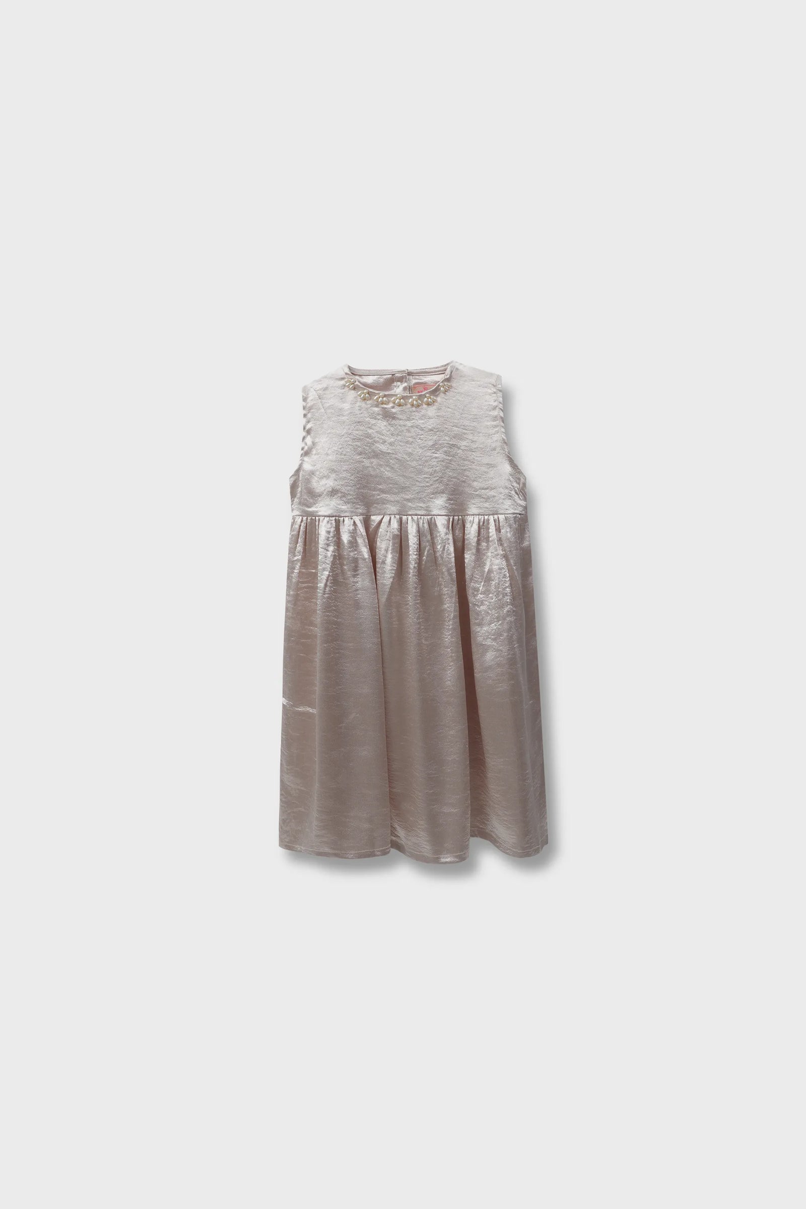 Sleeveless Silk Party Dress