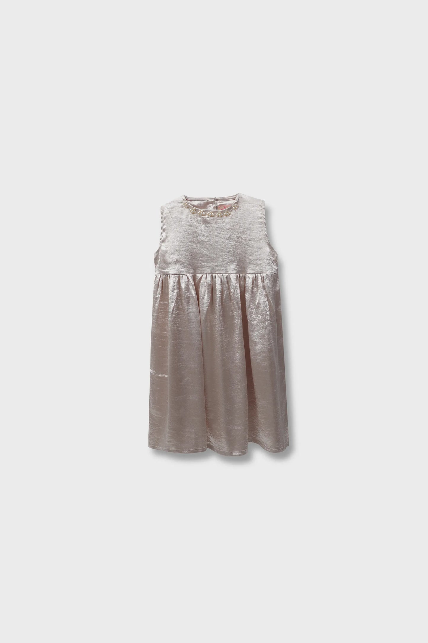 Sleeveless Silk Party Dress