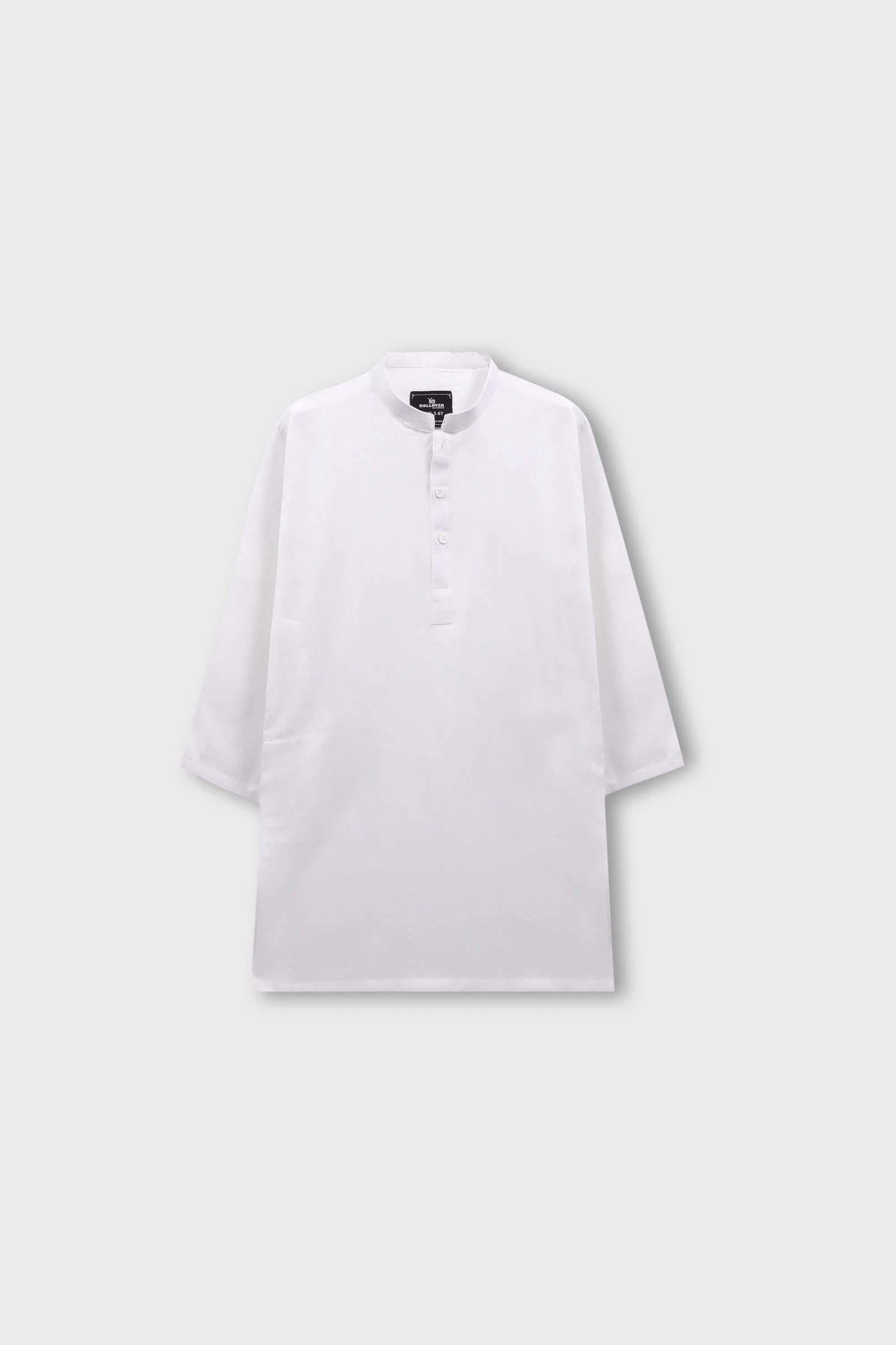 Boys Classic White Cotton Kurta