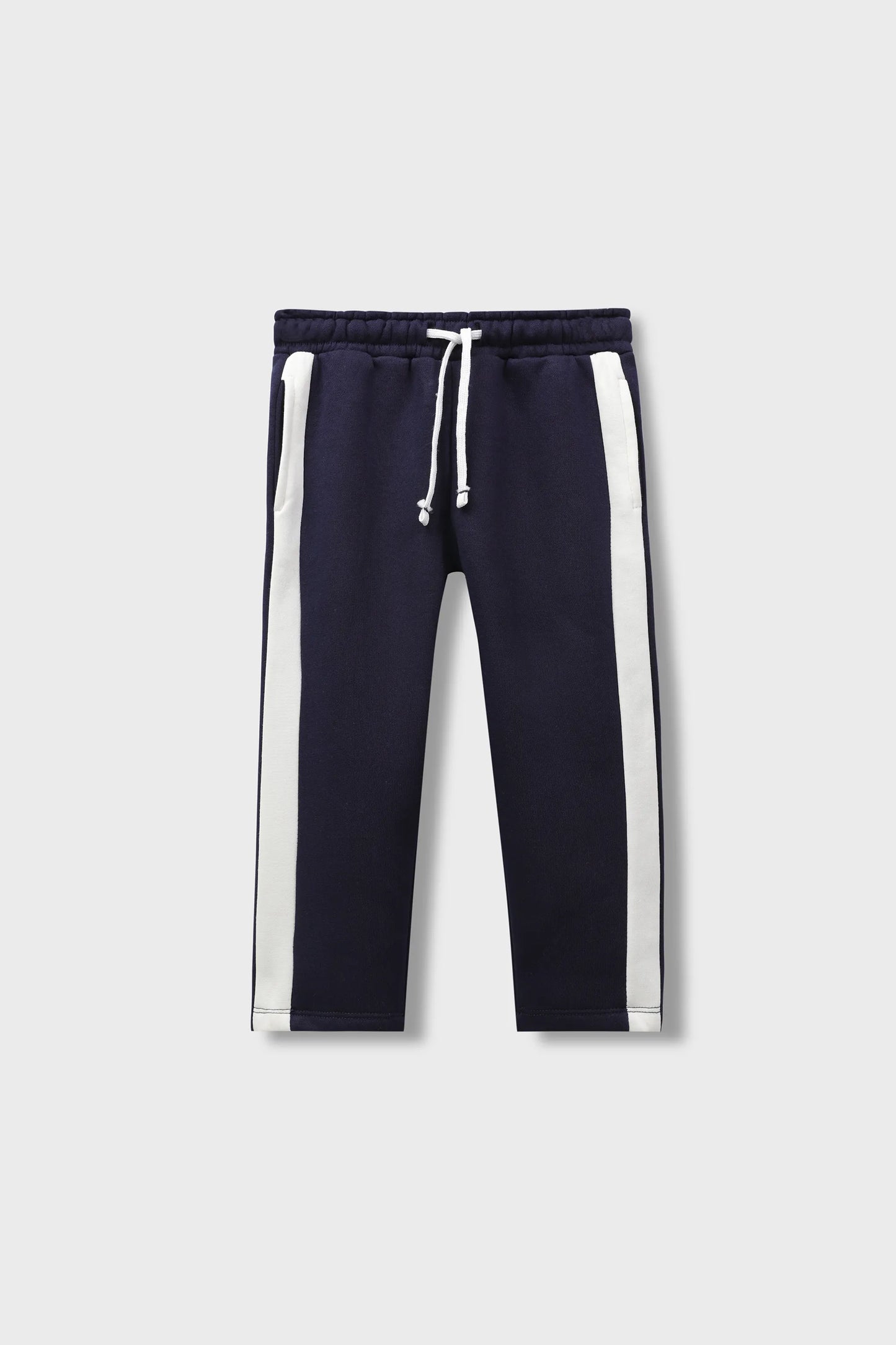 Boys Navy Fleece Track Trouser