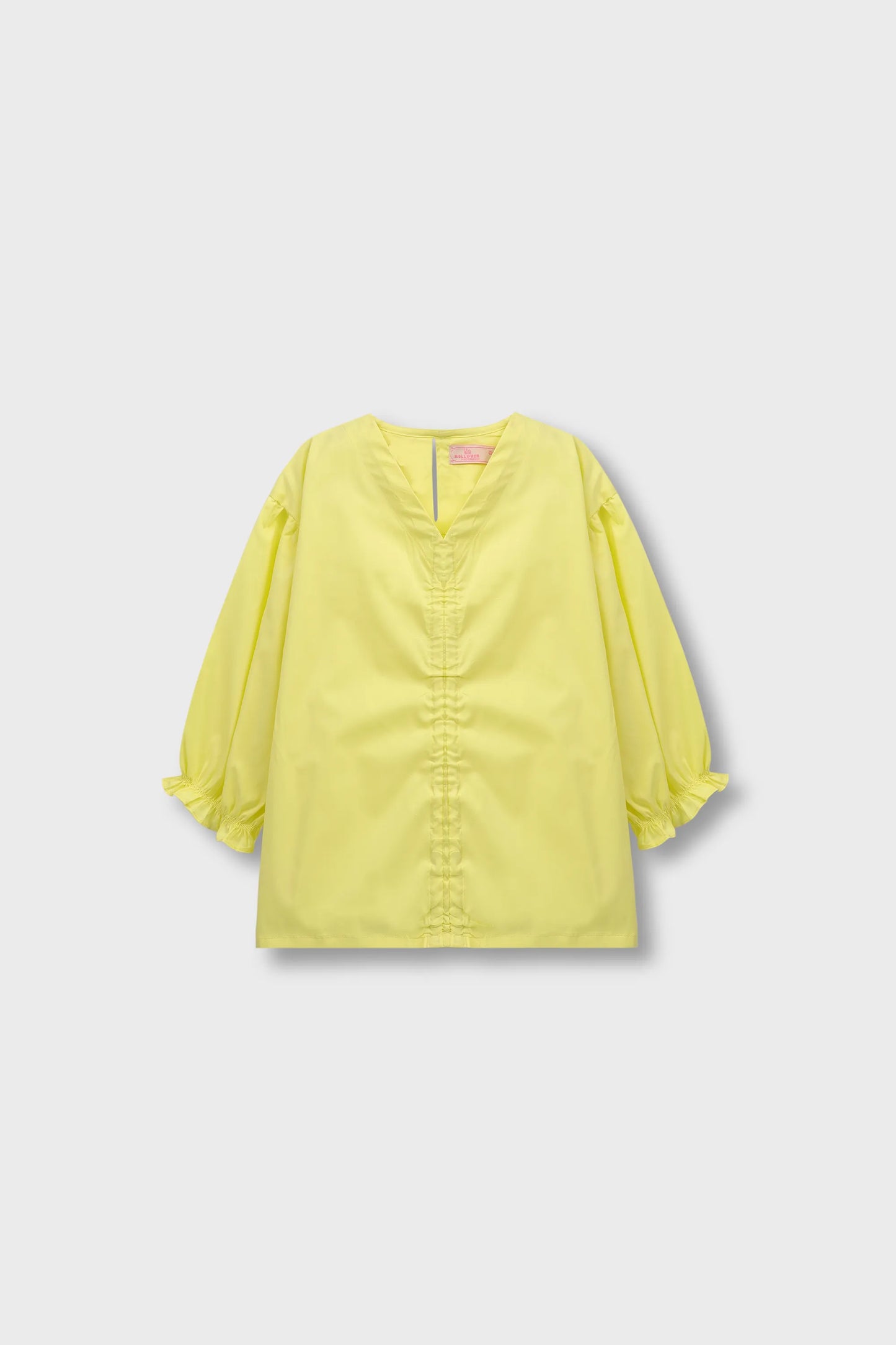 Lemon Glow Cotton Puffy Top