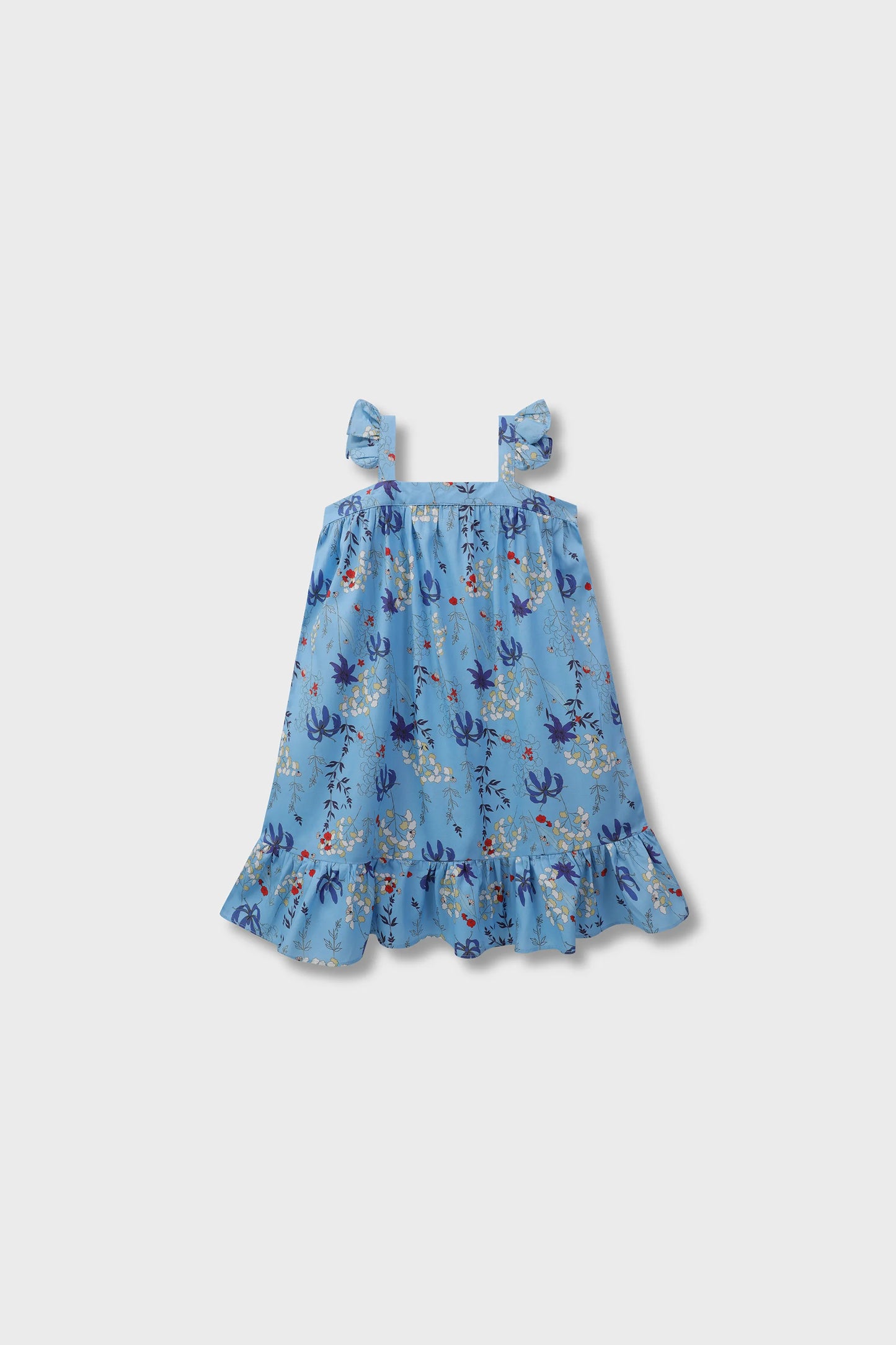 Blue Blossom Cotton Dress