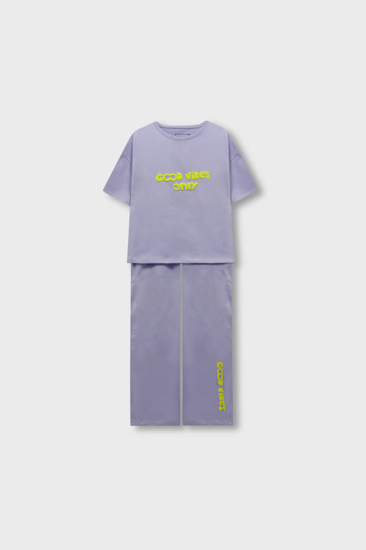 Indigo Blue Graphic Co-ord Set