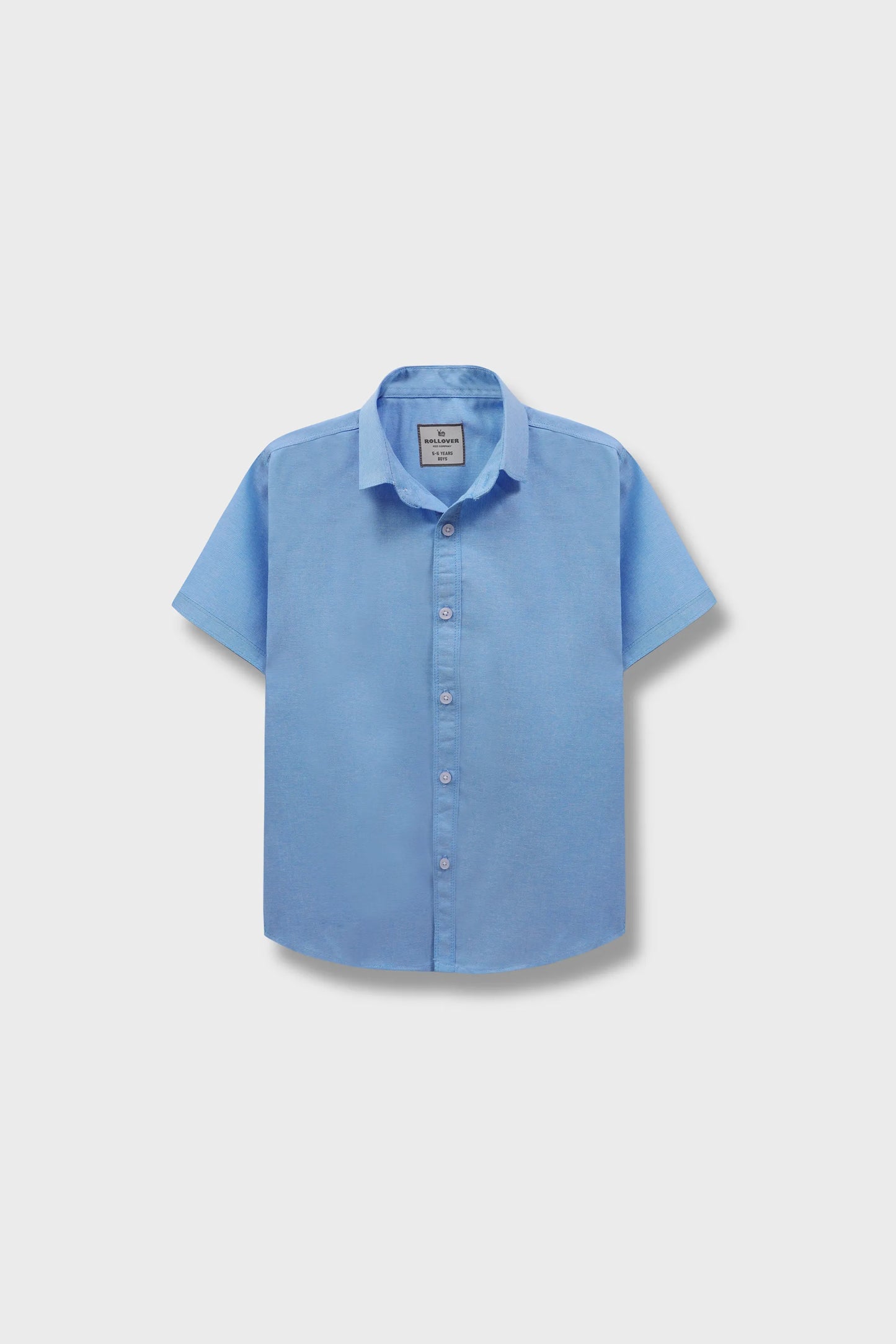 Boys Light Blue Chambray Casual Shirt