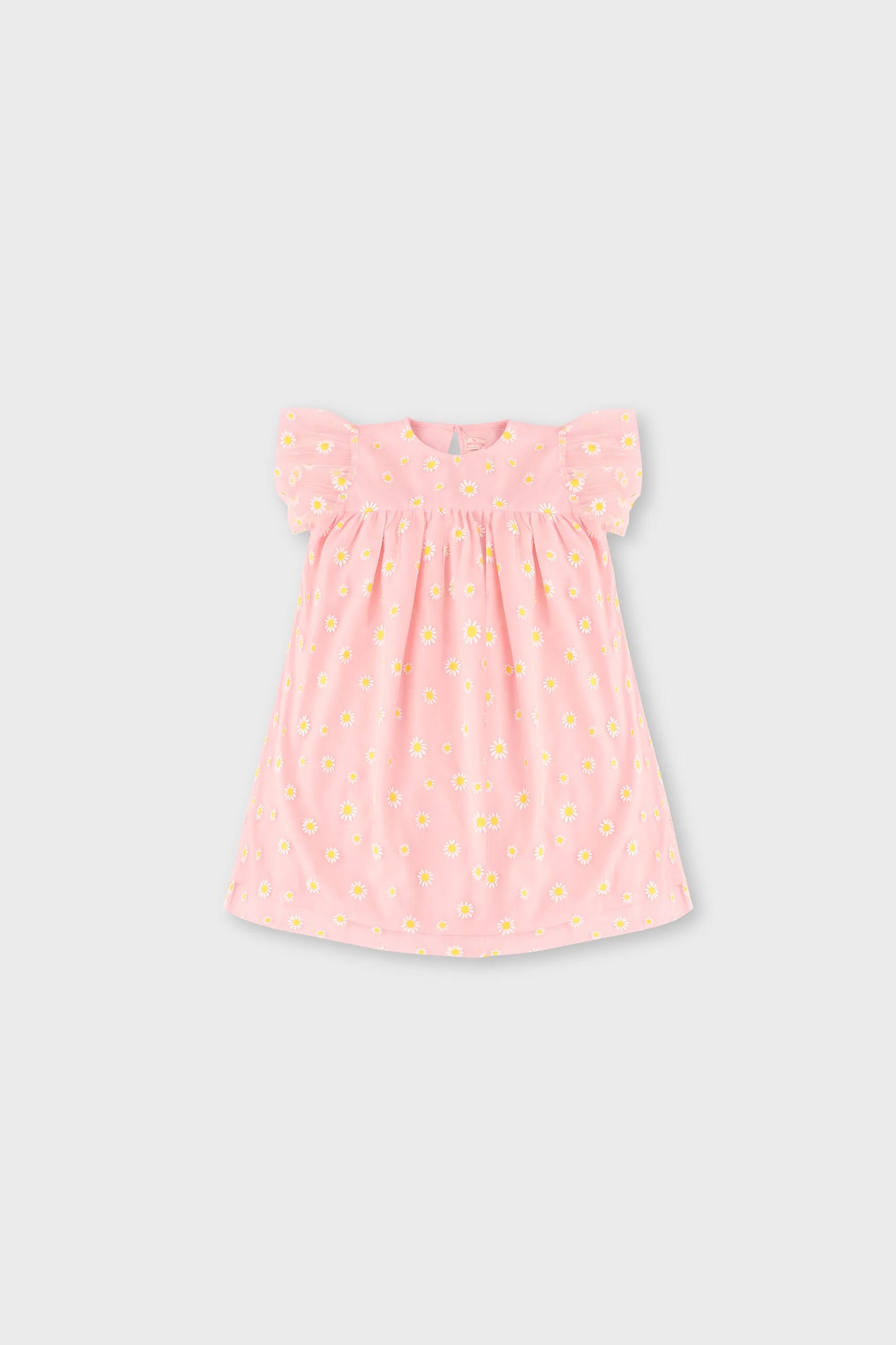 Rose Mist Layered Net Dress