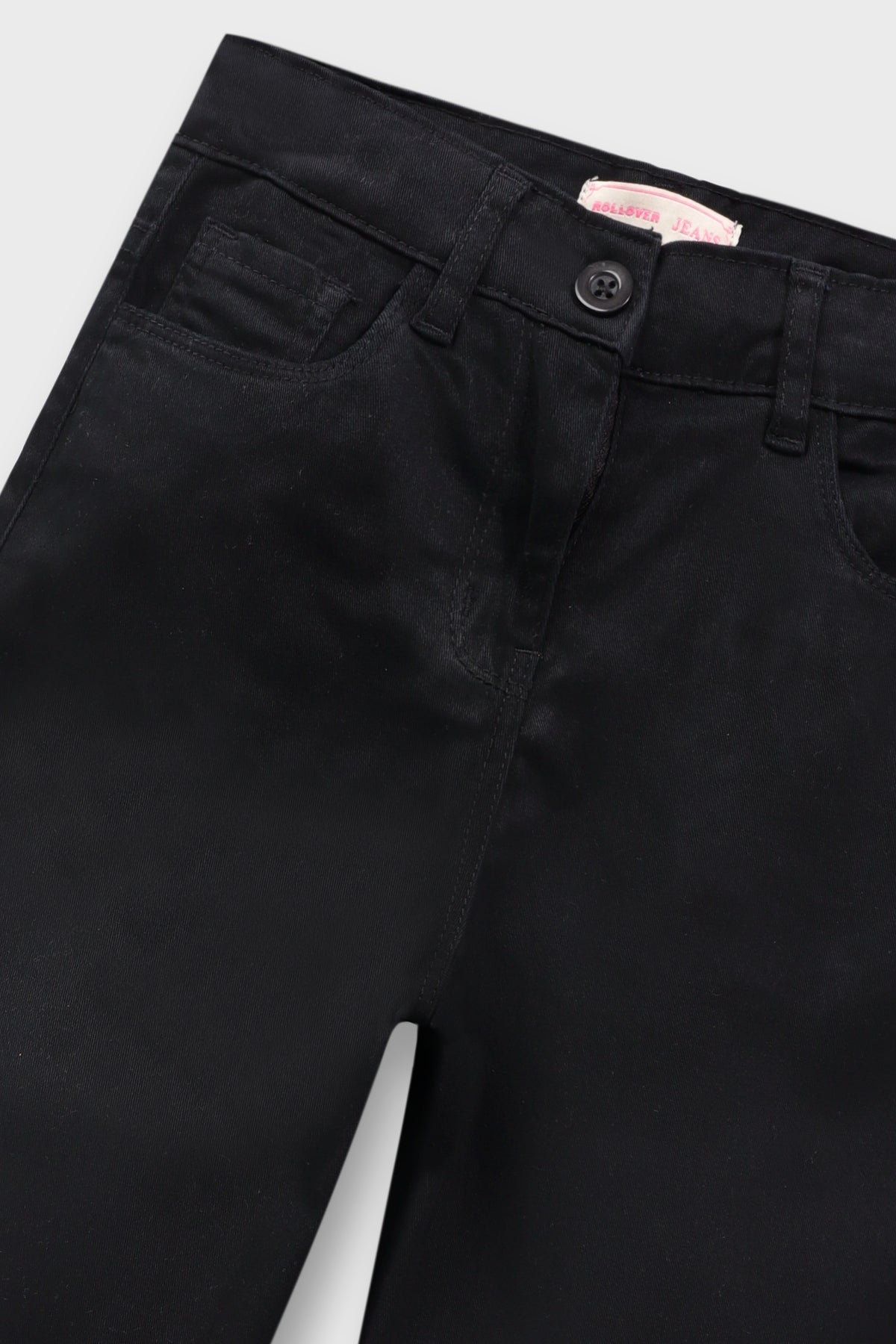 Girls Premium Black Twill Pants