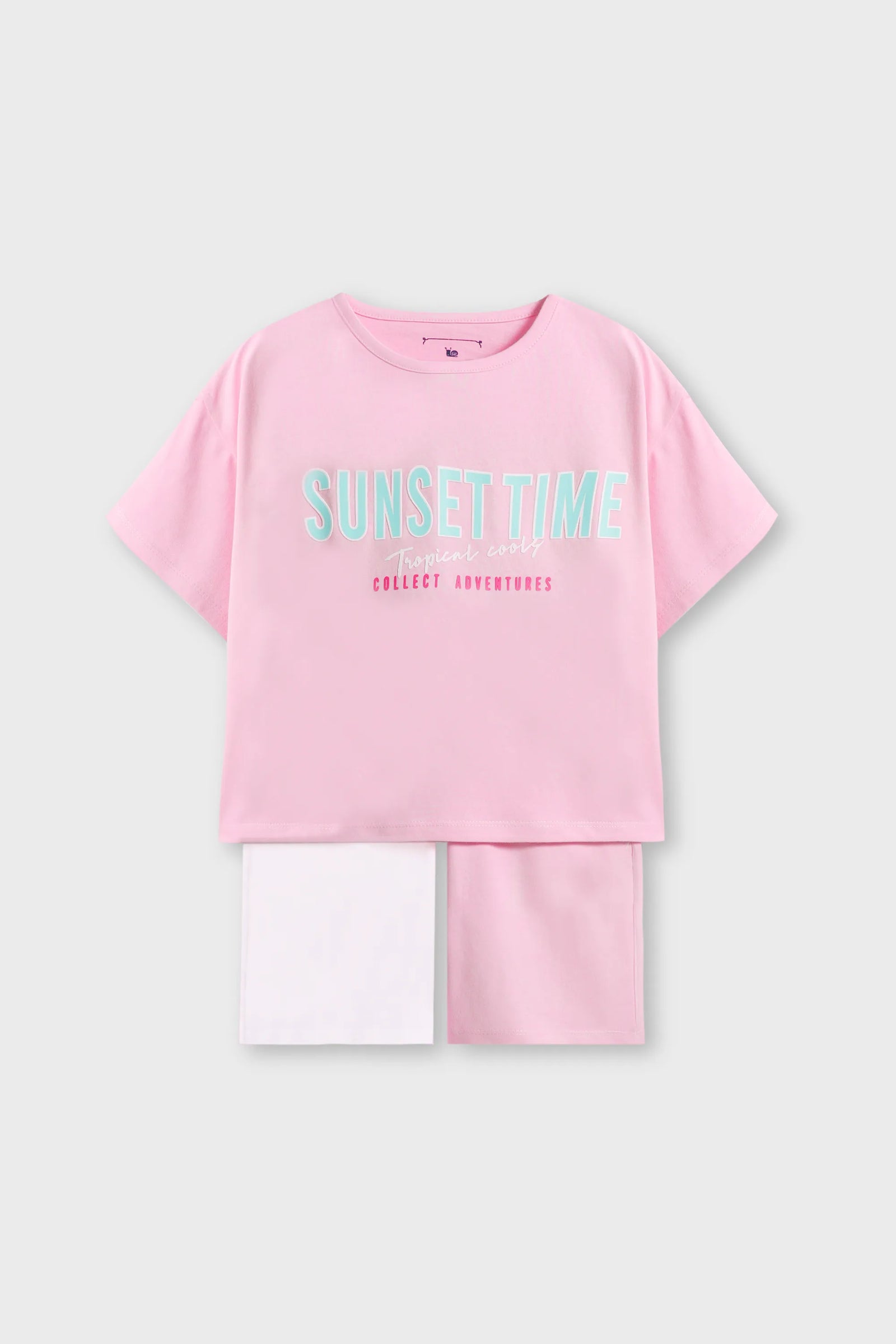 Pink Sunset Time Jersey Co-Ord Set