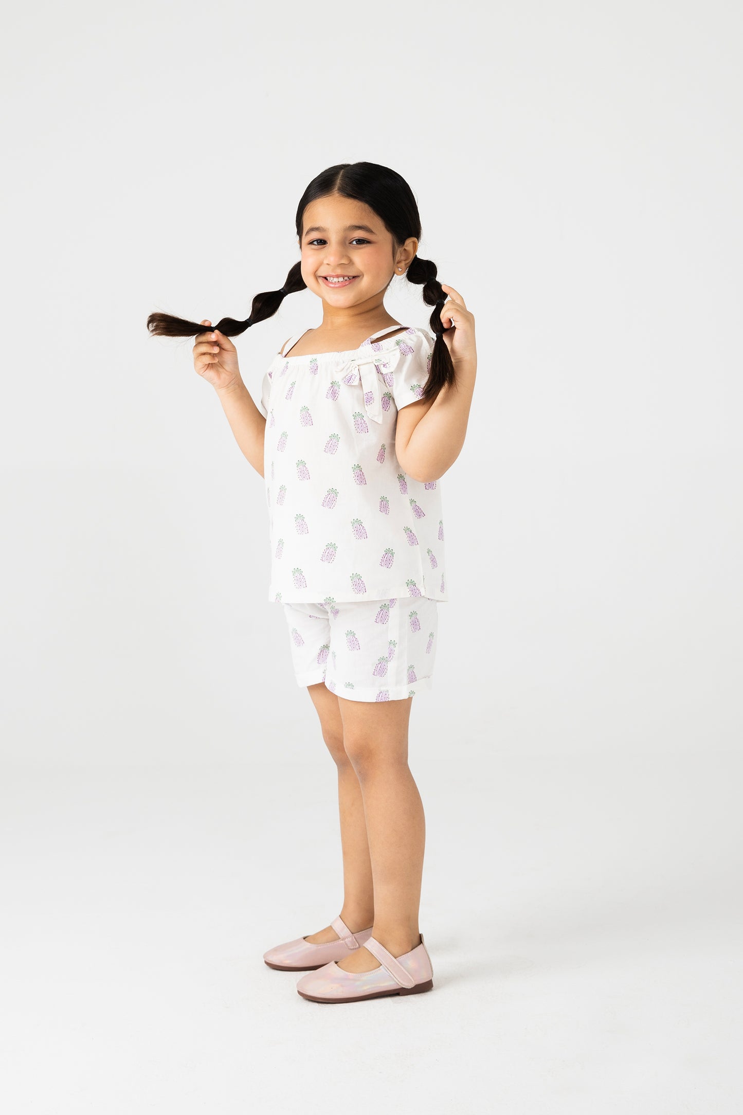 Purple Fruit Fiesta Dress Set