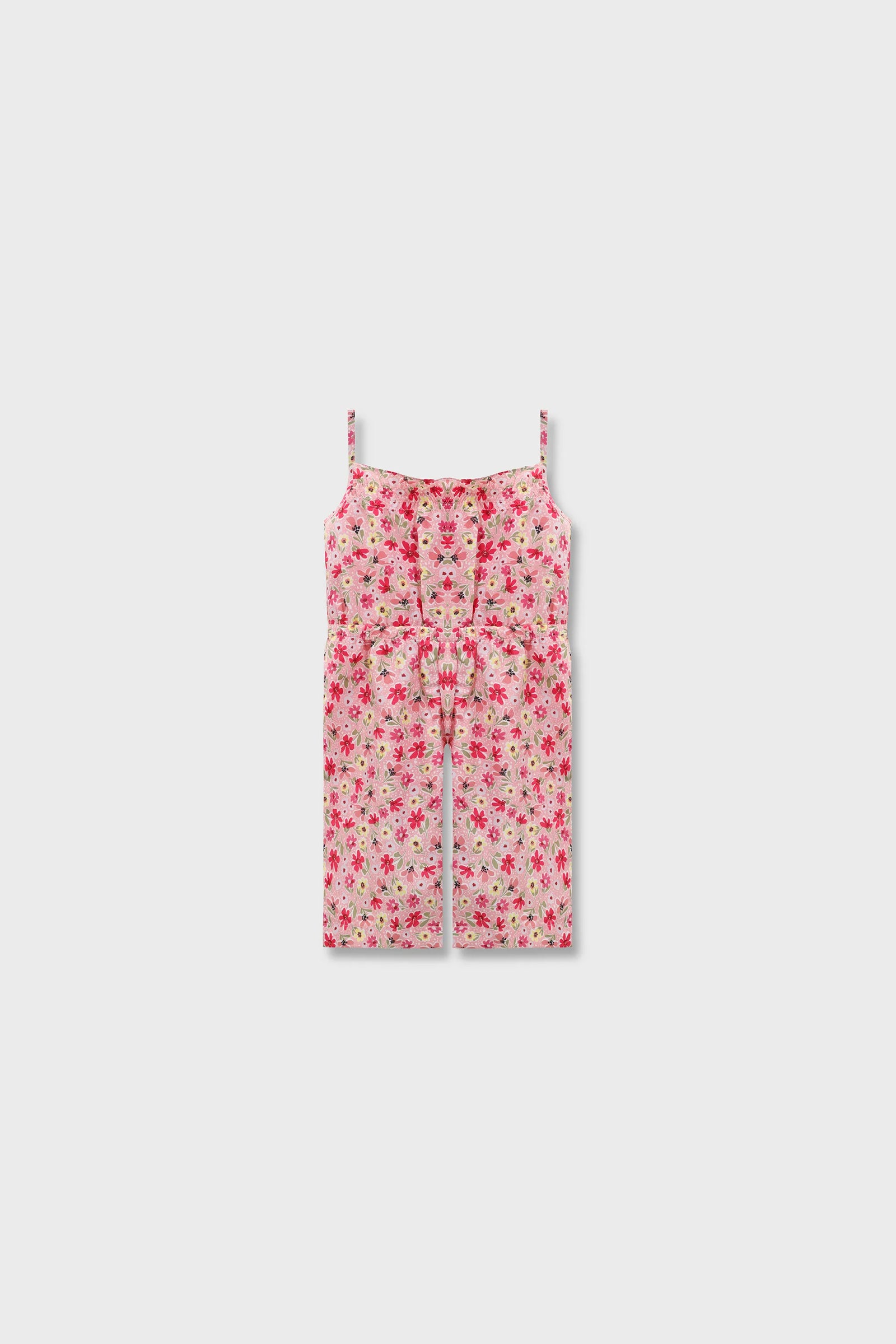 Girls Floral Bliss Cotton Jumpsuit