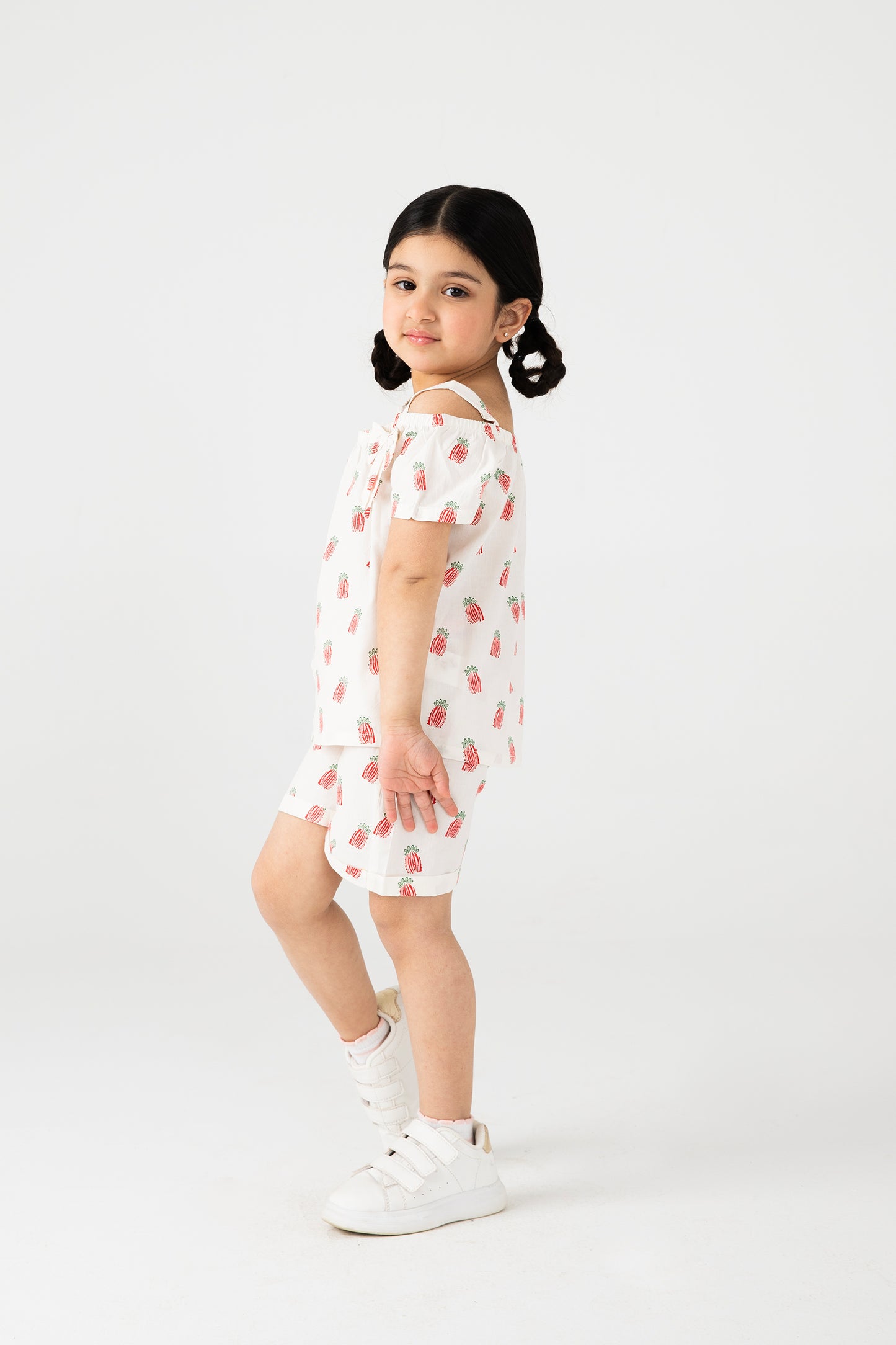 Red Fruit Fiesta Dress Set