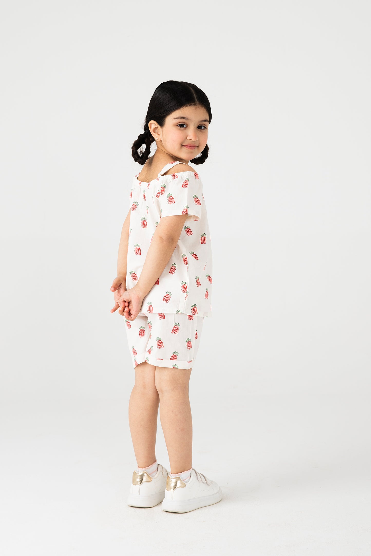 Red Fruit Fiesta Dress Set