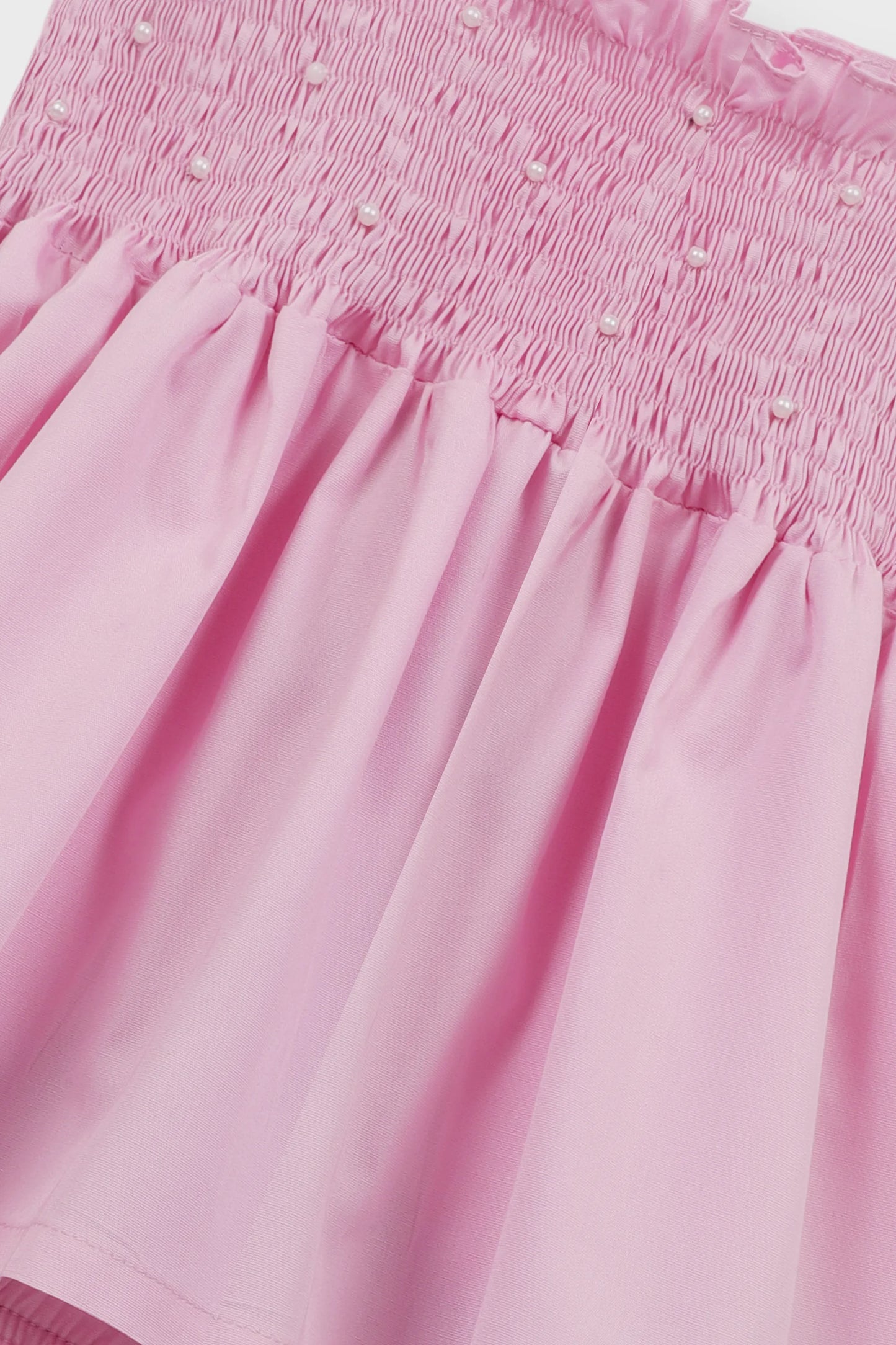 Rosy Smocked Cotton Dress Set