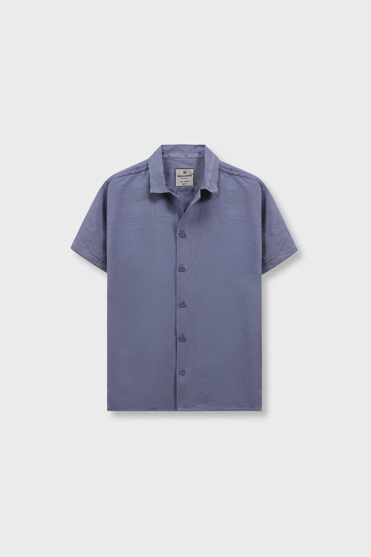 Relaxed Fit Cotton Grey Shirt