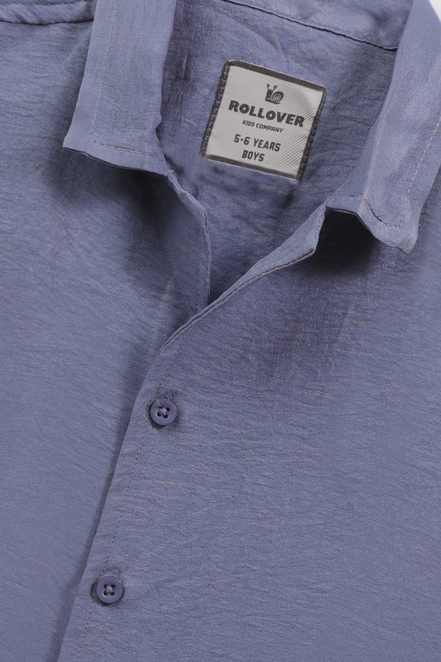 Relaxed Fit Cotton Grey Shirt