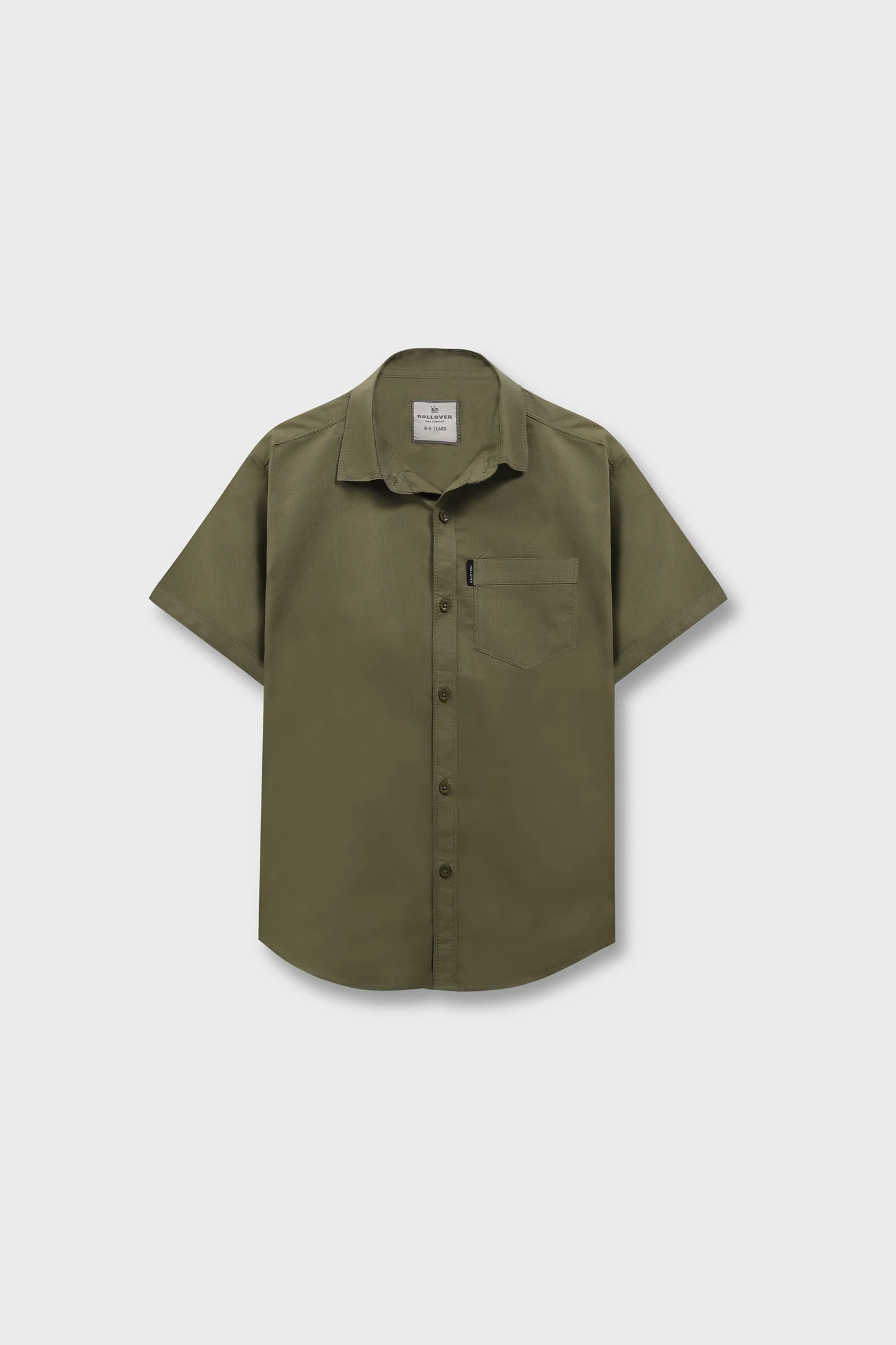 Boys Olive Grove Cotton Shirt