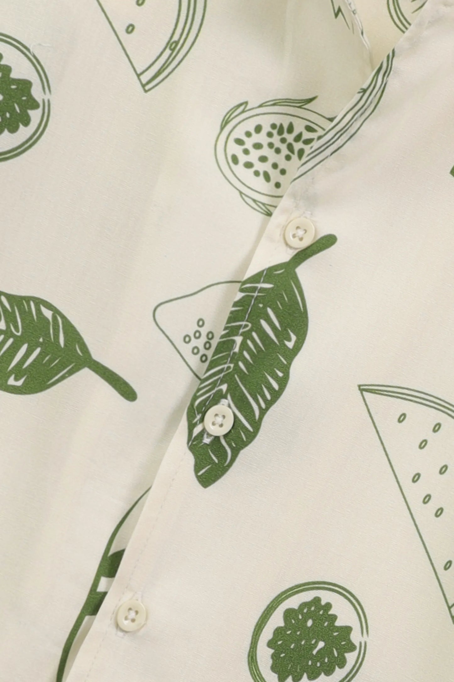 Green Orchard Printed Cotton Shirt