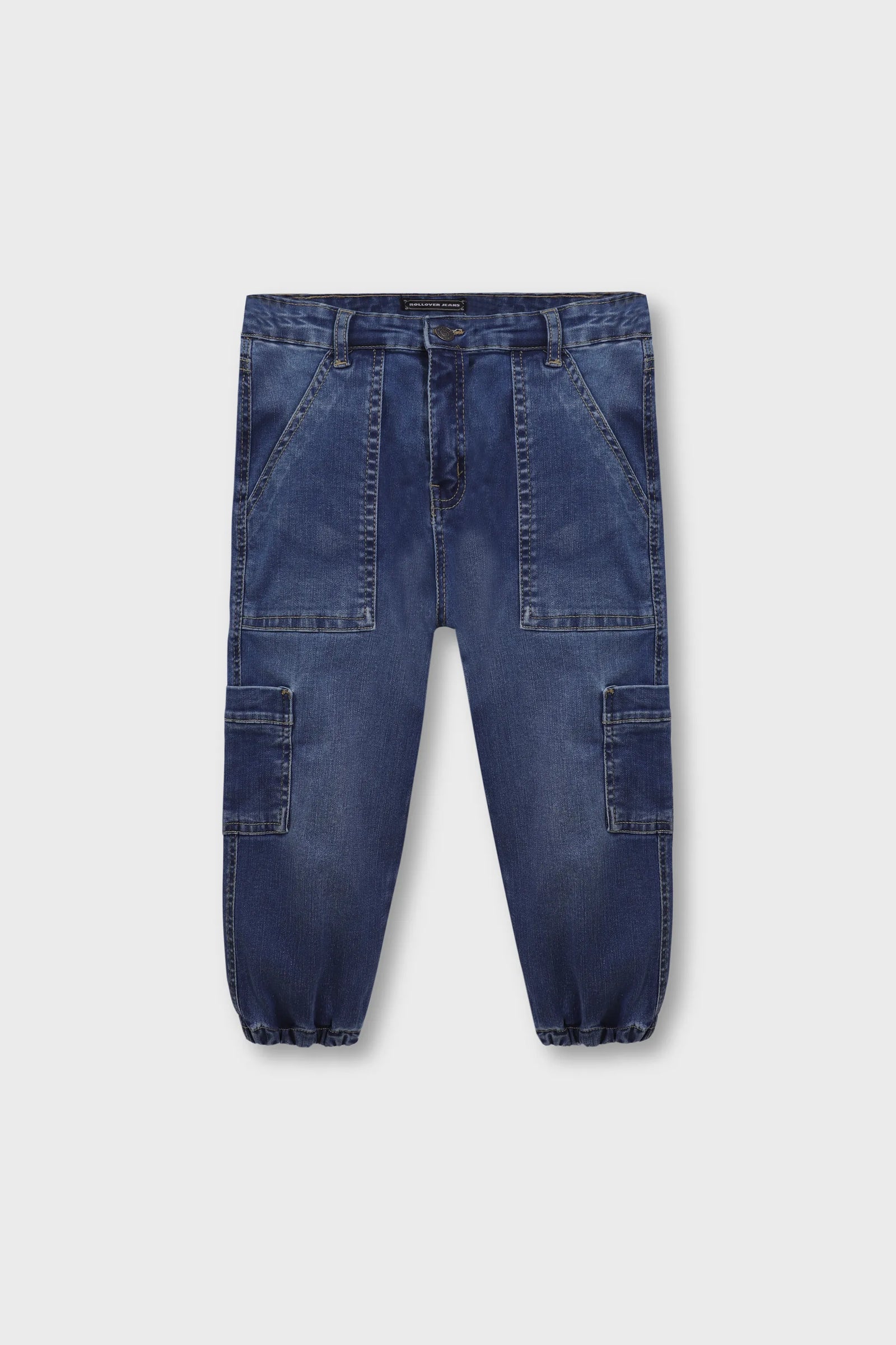 Boys Casual Cargo Denim Jeans