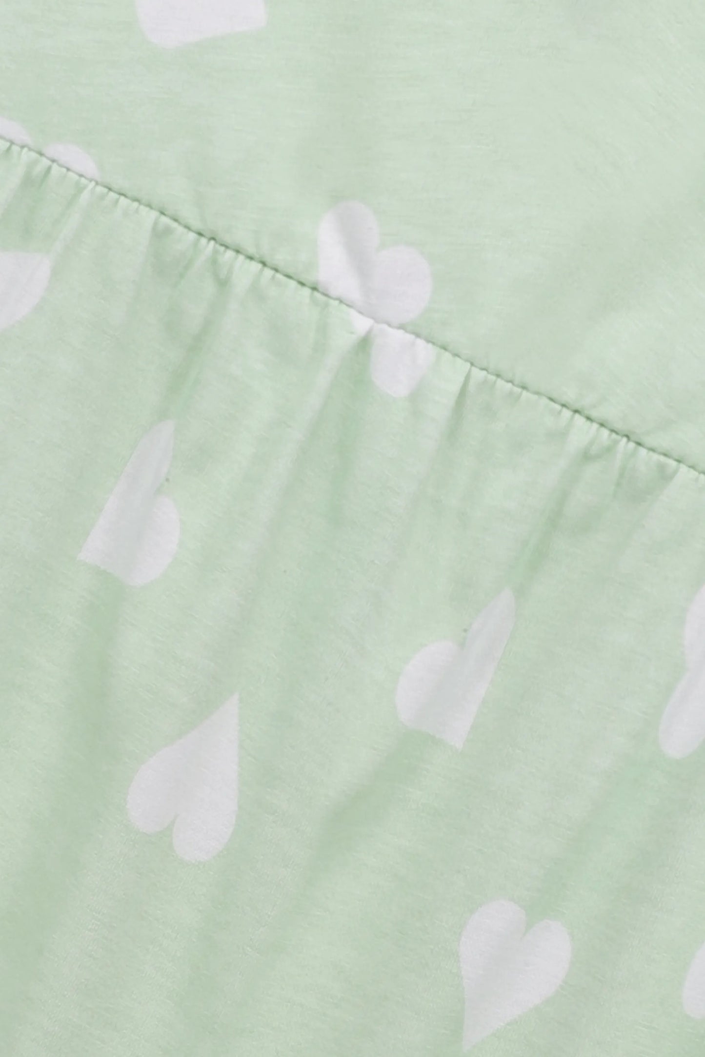Pistachio Heart Jersey Frock