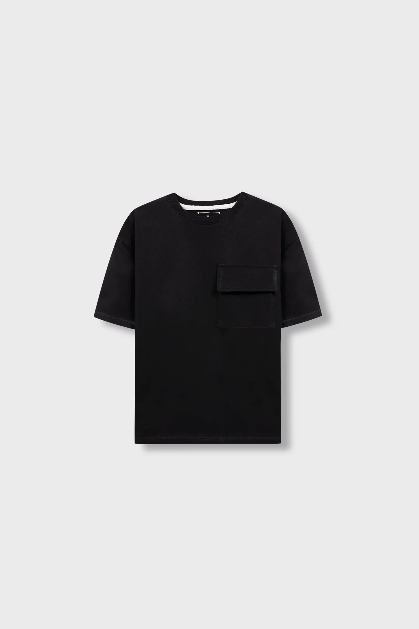 Boys Core Black Relaxed Tee