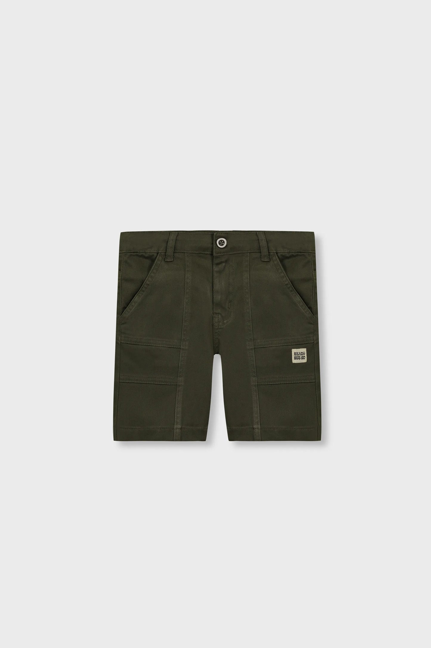 Boys Pocket Patrol Olive Shorts