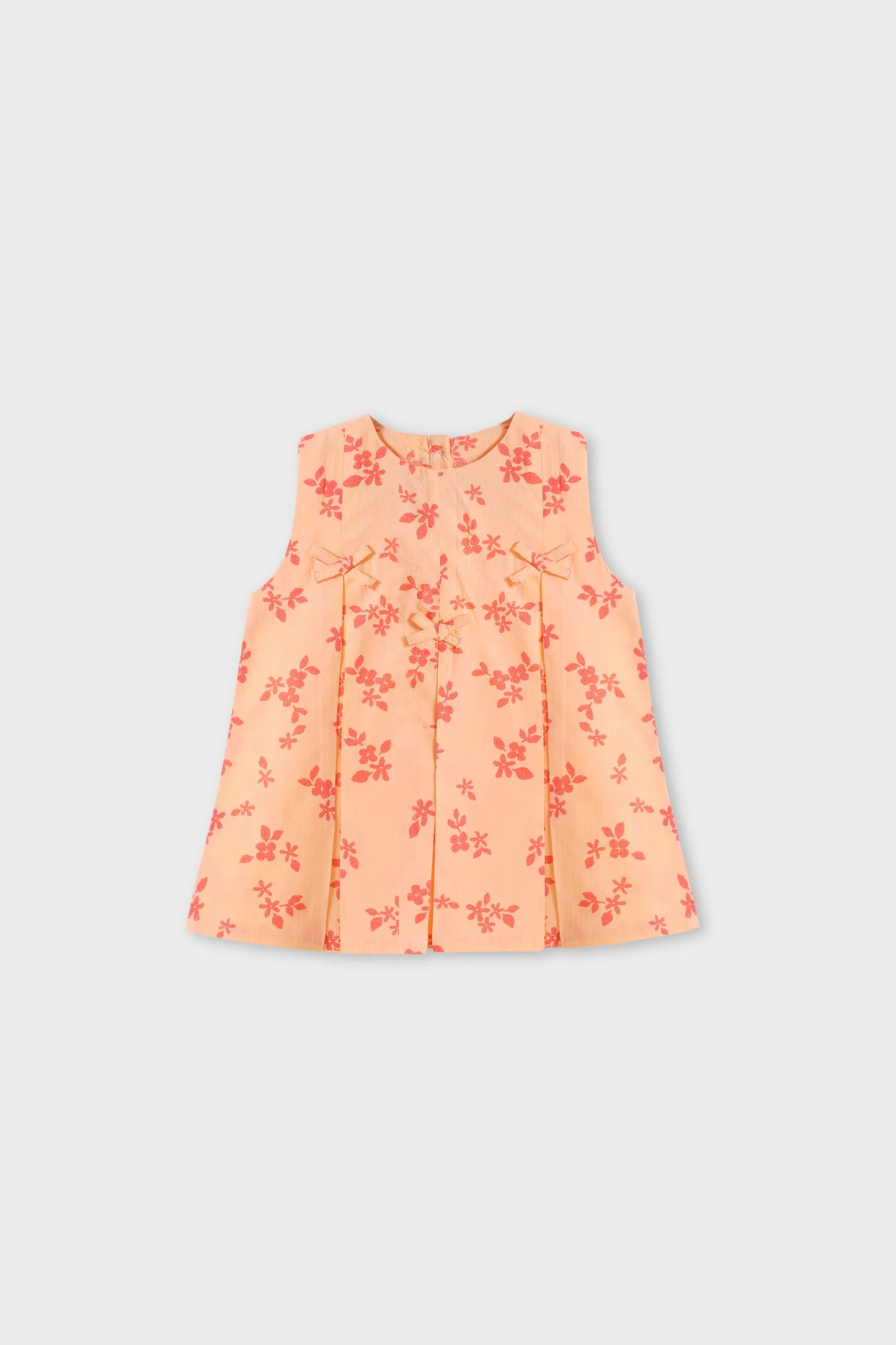 Tropical Peach Cotton Top