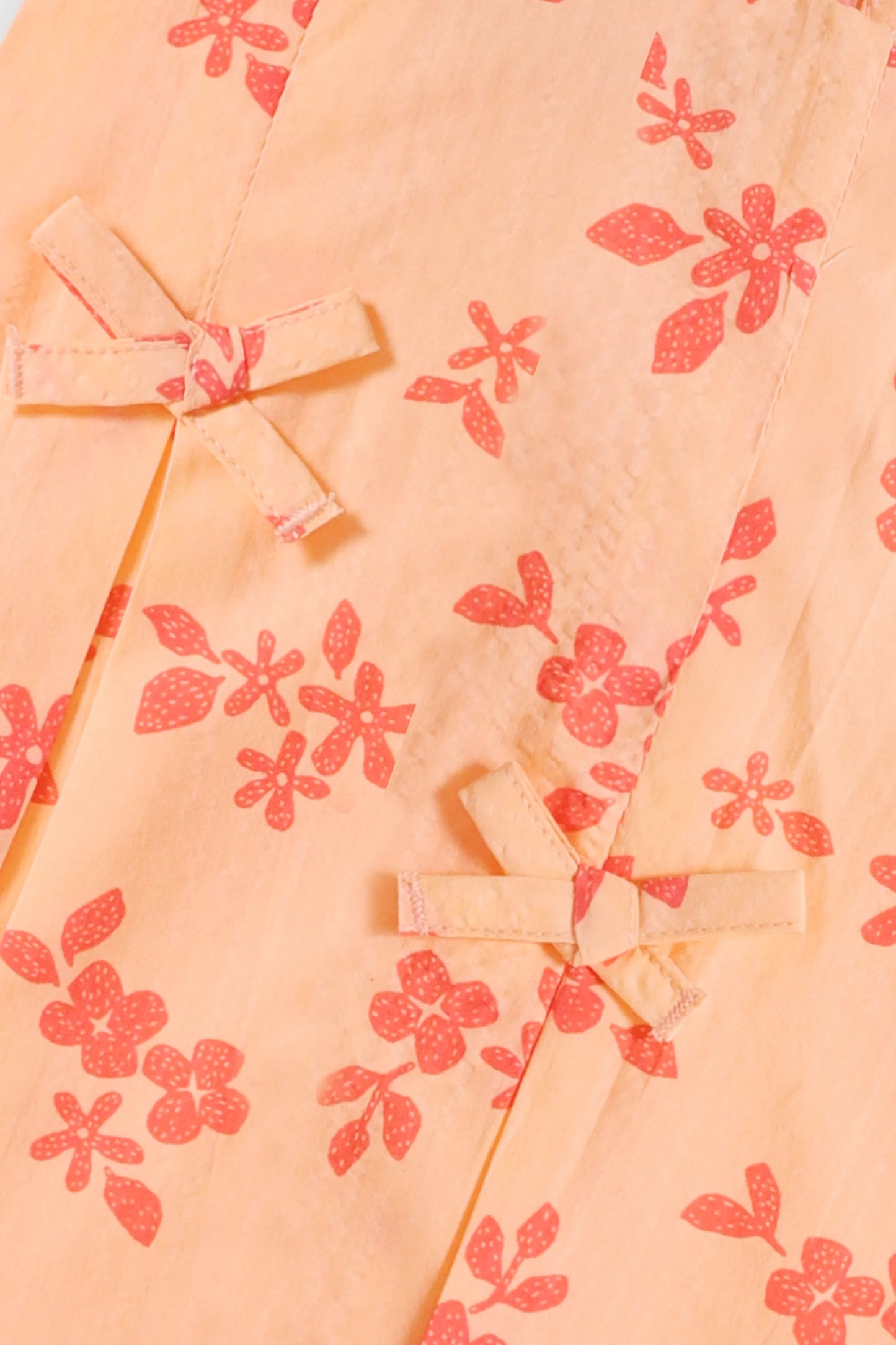 Tropical Peach Cotton Top