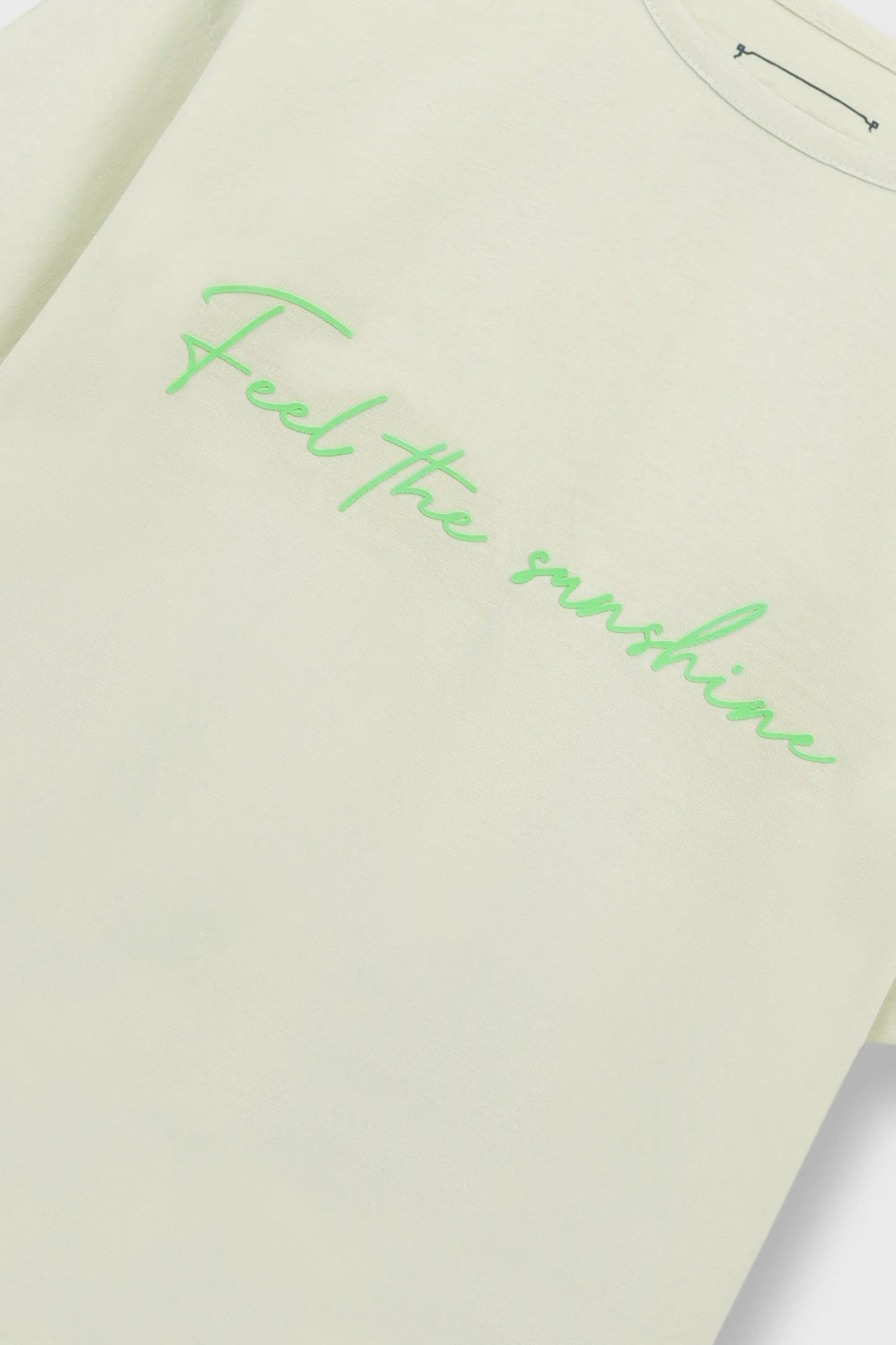 Girls Casual Slogan Printed Boxy Tee