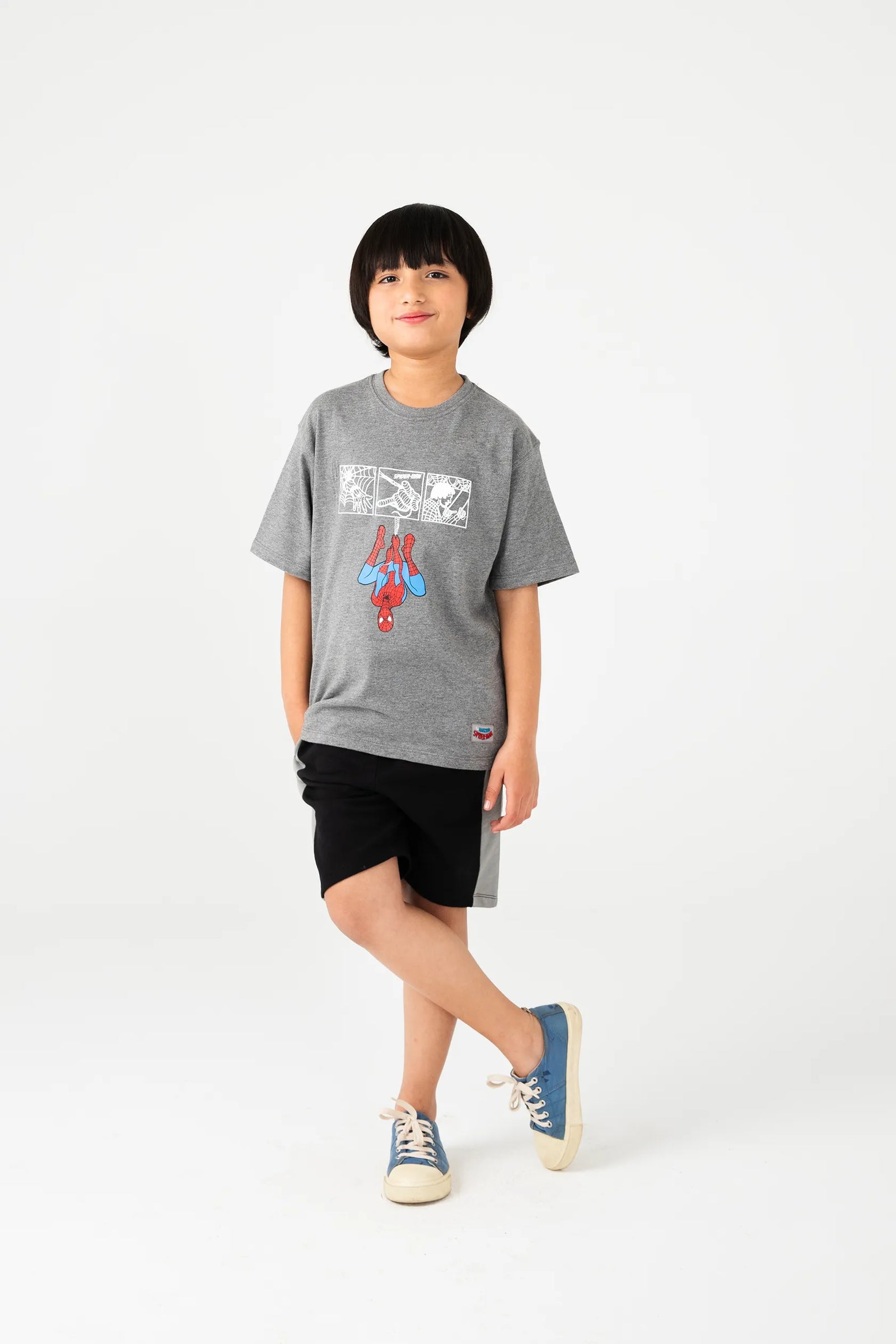 Boys Spider Web Graphic Tee