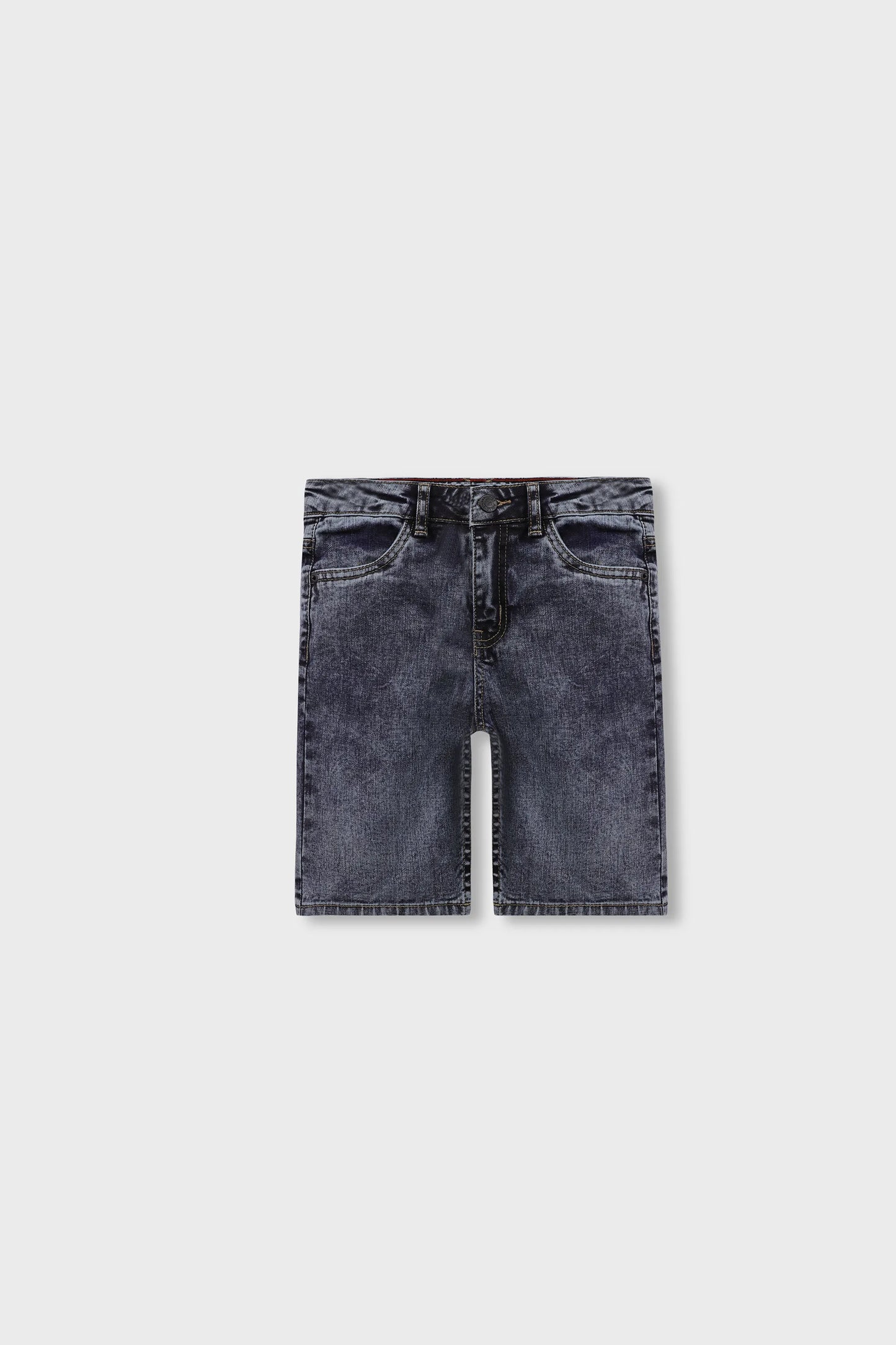 Boys Blue Denim Knee-Length Shorts