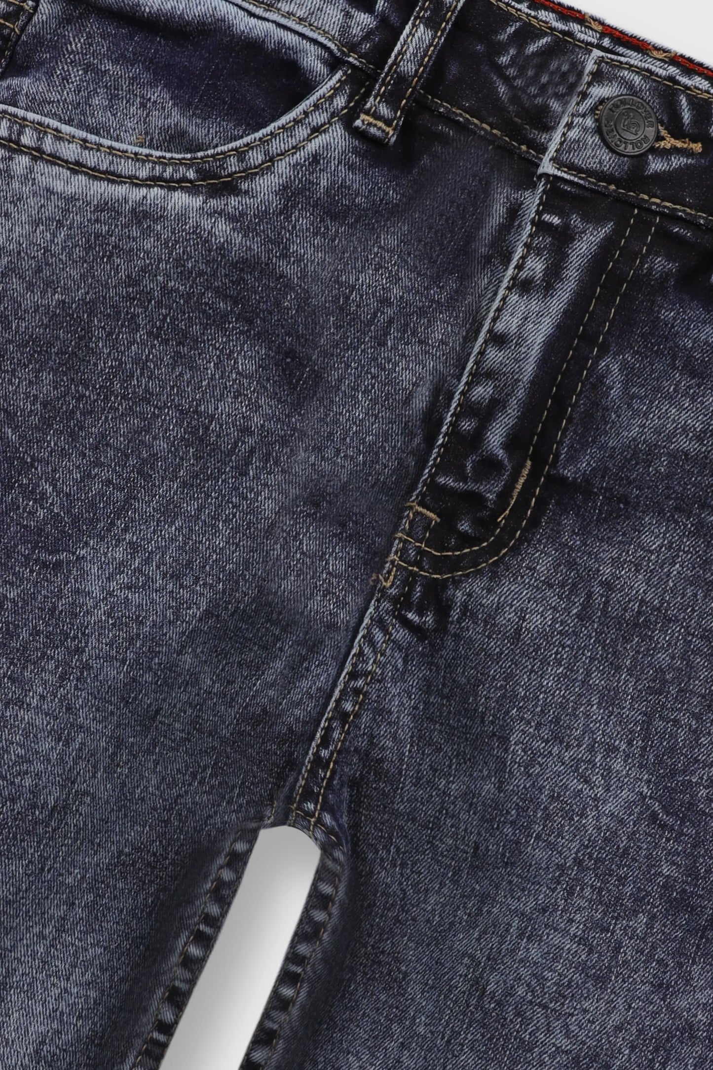 Boys Blue Denim Knee-Length Shorts