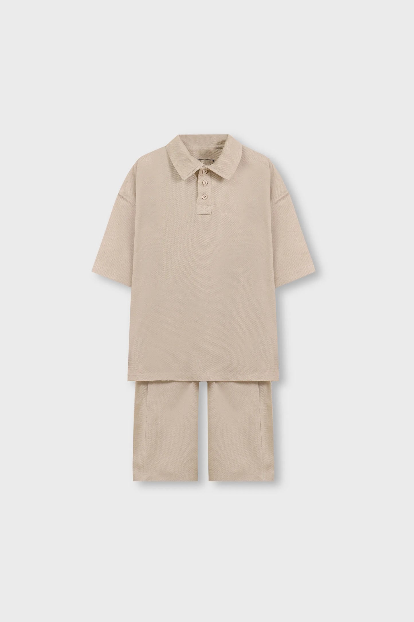 Boys Soft Beige Co-ord Set